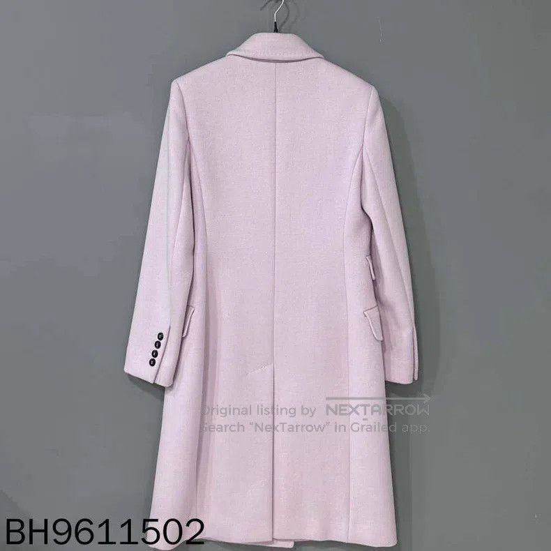 Max Mara Max Mara Eggplant Purple Double-breasted Wool Coat Size XS / US 0-2 / IT 36-38 - 3 Thumbnail