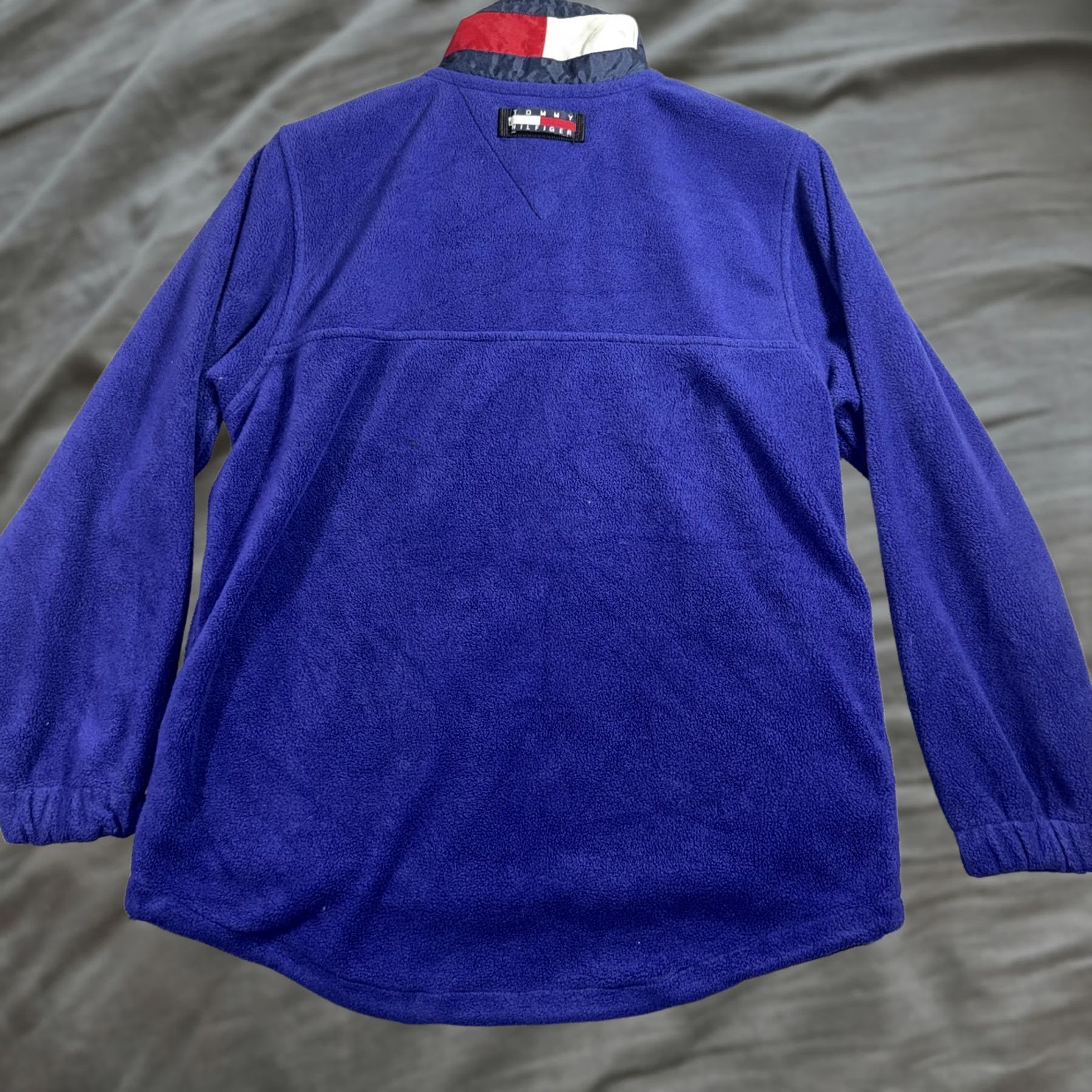 Tommy Hilfiger Tommy Hilfiger Fleece Pullover Sweatshirt Mens Small Blue 1/4 Zip Logo Sweater Size US S / EU 44-46 / 1 - 1 Thumbnail
