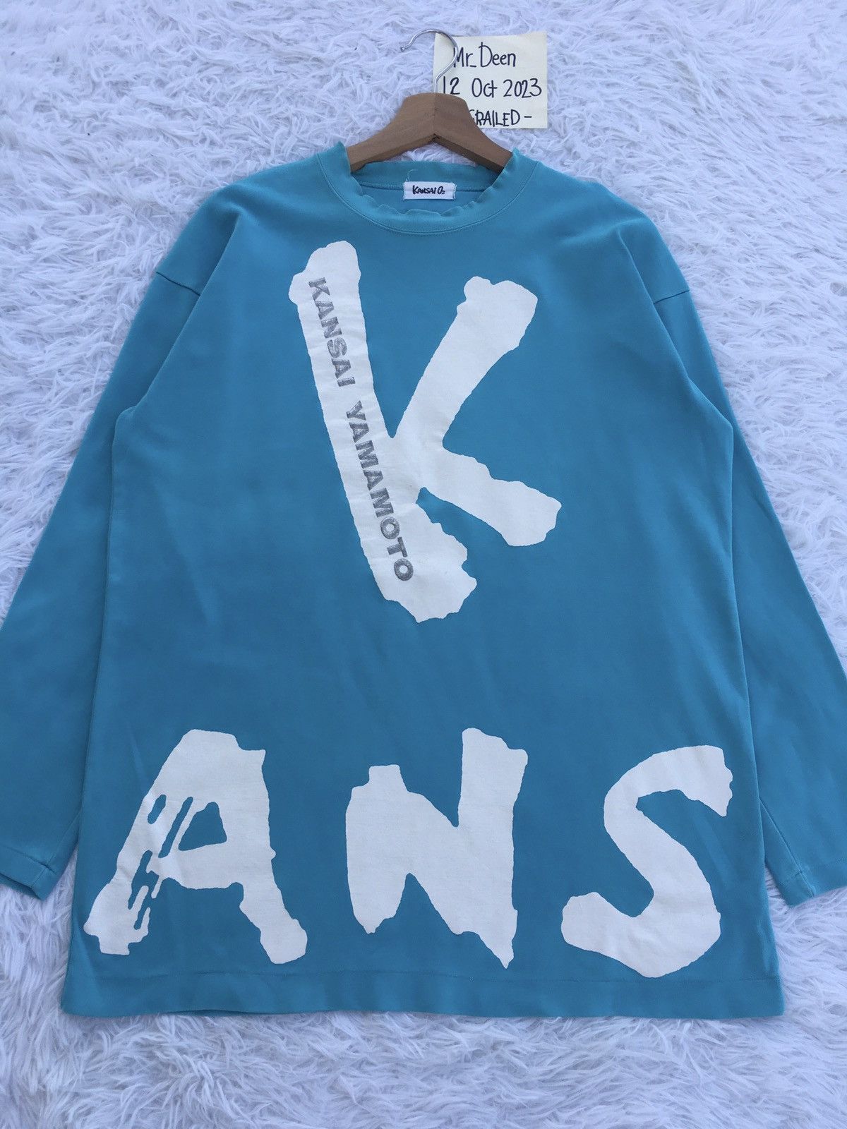 Kansai Yamamoto Rare Vintage Kansai Yamamoto Spellout Sweater Size US L / EU 52-54 / 3 - 4 Thumbnail