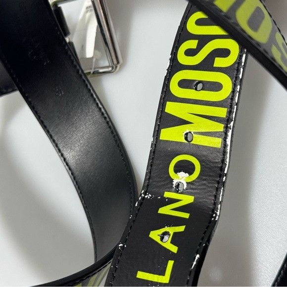 Moschino Moschino Belt Green Multi Black Size IT 56/US 40” Size 40 - 6 Thumbnail