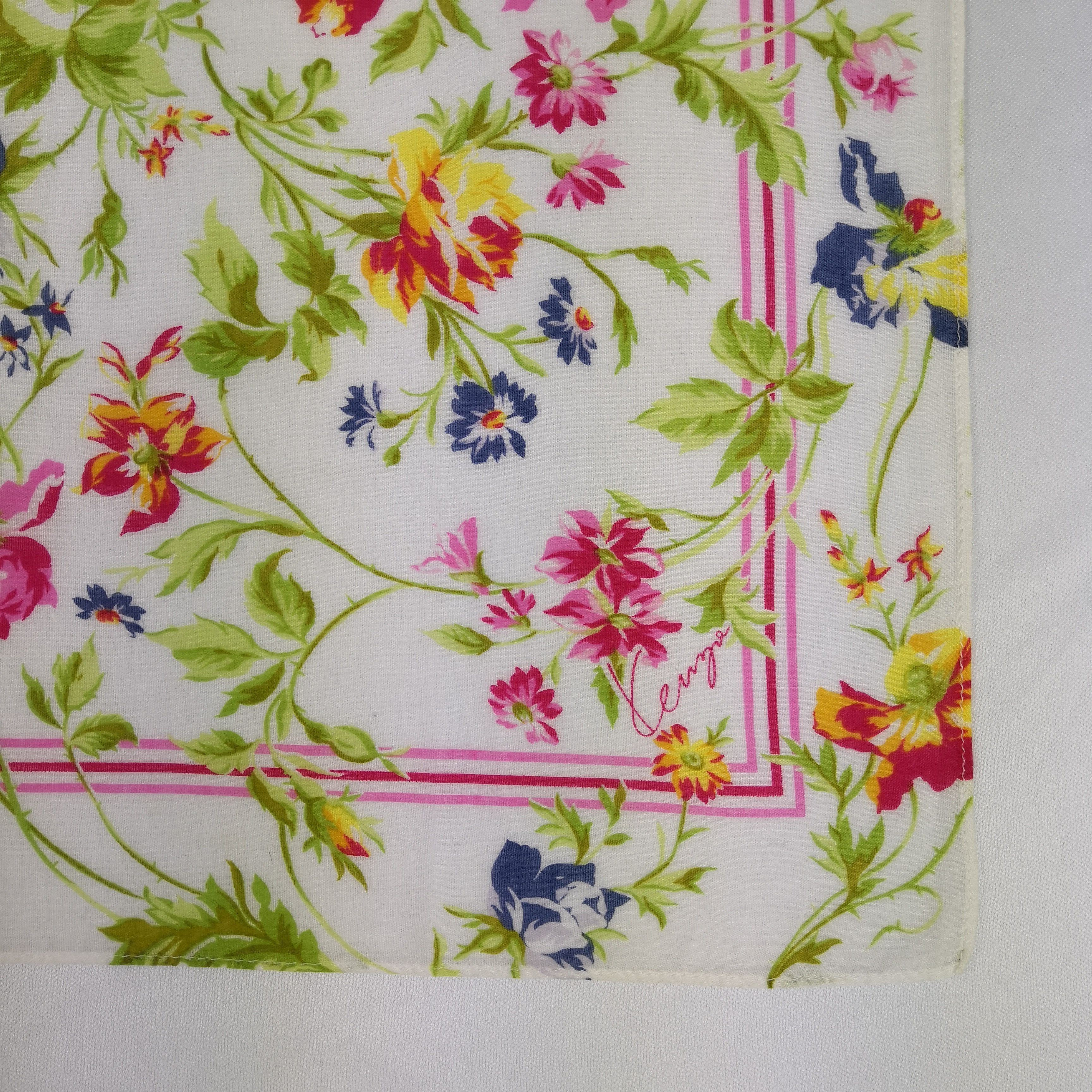 Kenzo Vintage Kenzo Handkerchief Neckerchief Bandana Size ONE SIZE - 3 Thumbnail