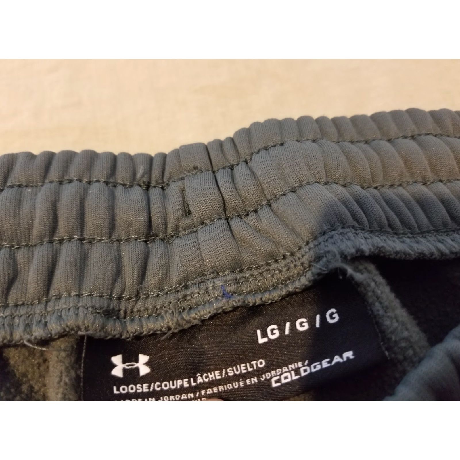 Under Armour Under Armour Pants Mens L Large Gray Athletic Gym Workout Sweatpants Sports Pockets Regular Size Type: Pants Size US 33 - 5 Thumbnail