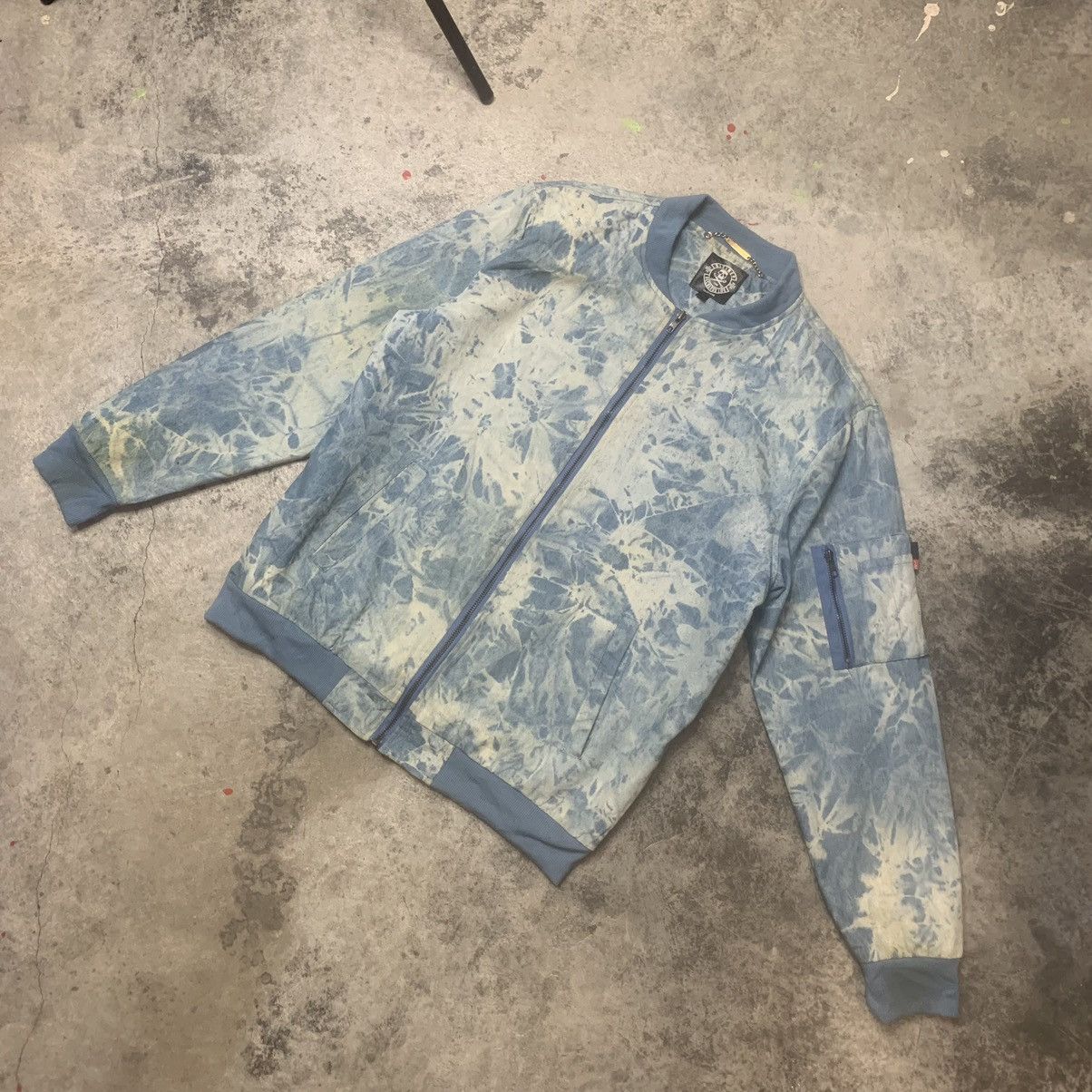 diviner reckless life acid wash jacket