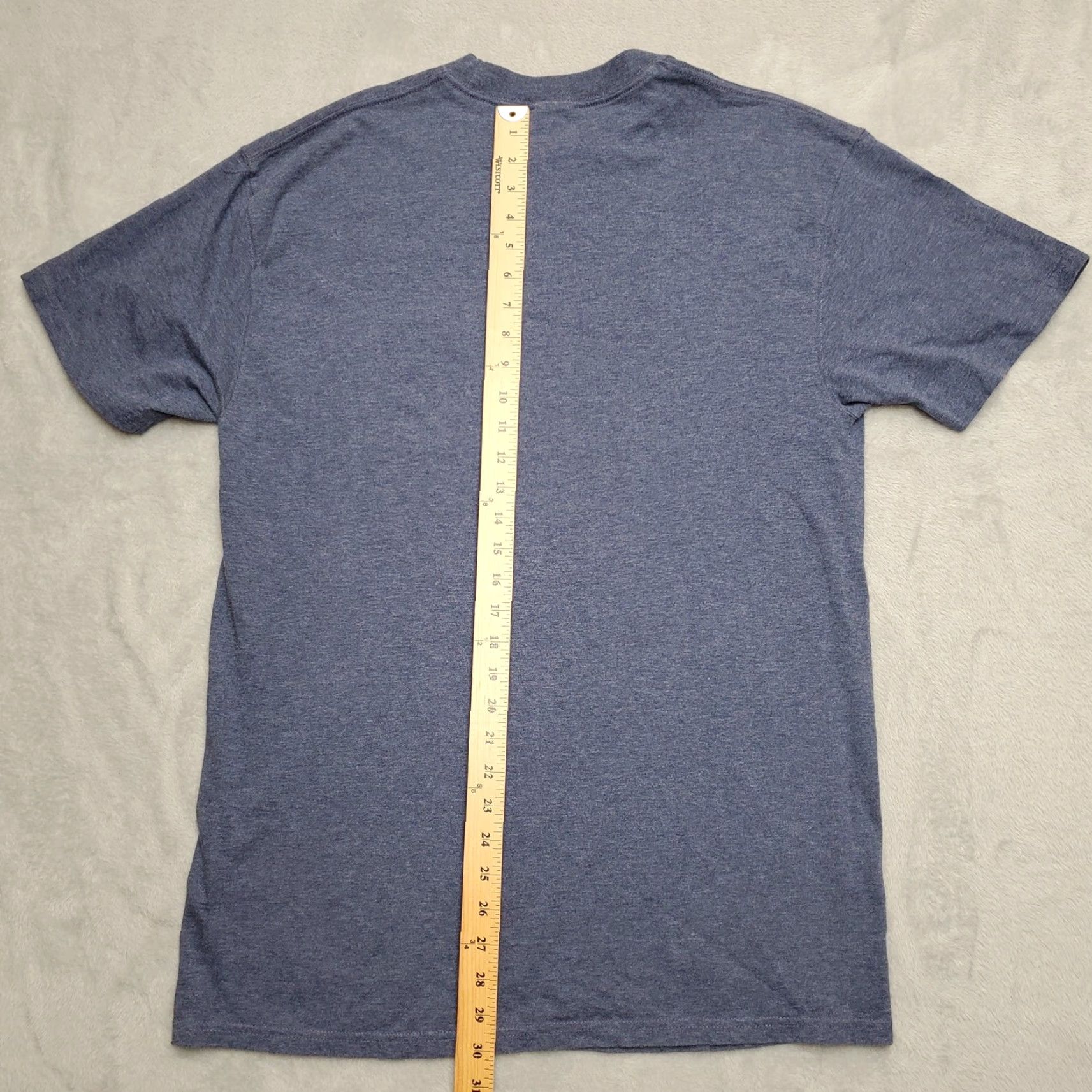 Vintage VINTAGE DC Athletic Club Shirt Mens L Blue Pocket 100% Cotton Casual TEE Size US L / EU 52-54 / 3 - 5 Thumbnail