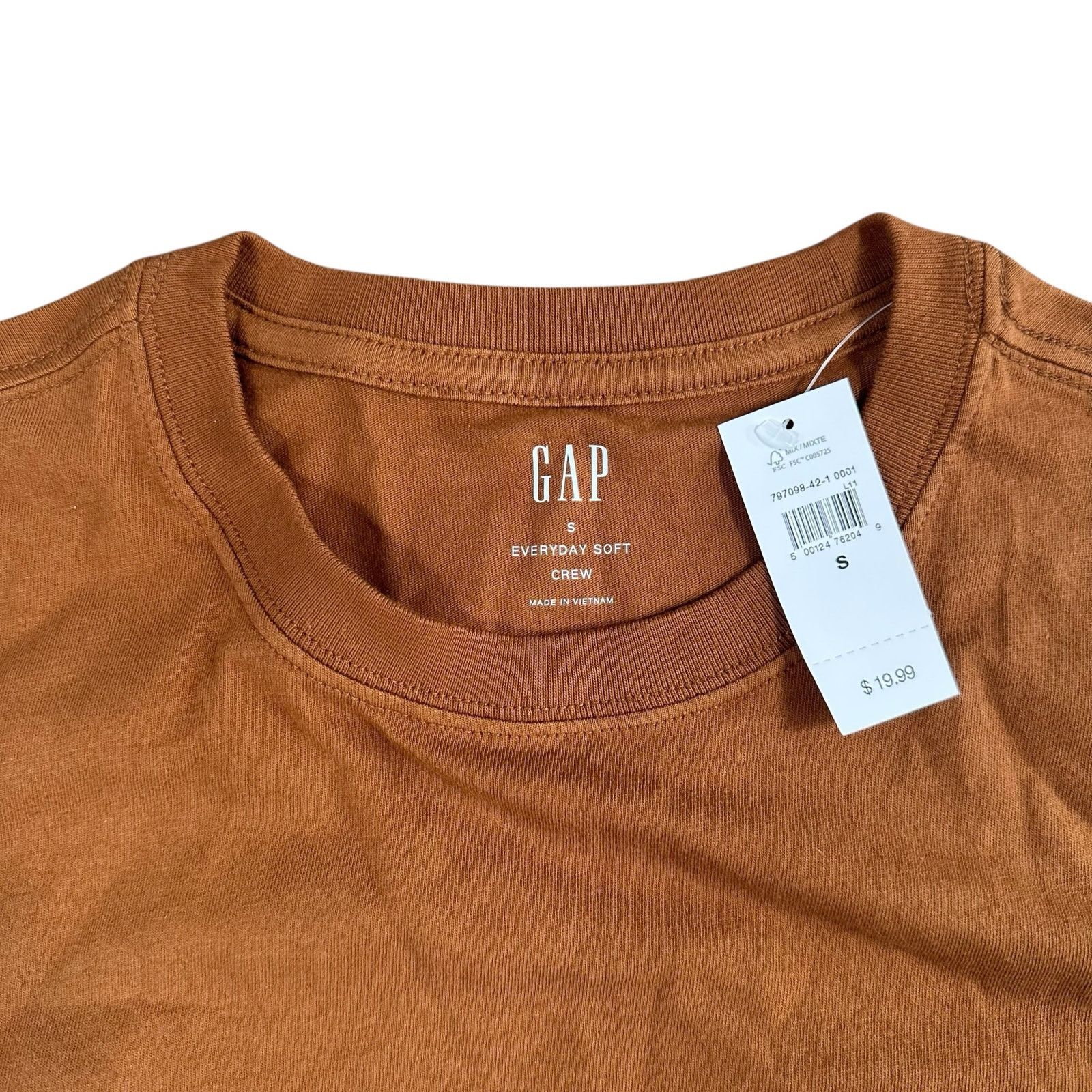 Gap Gap Men's Everyday Soft Crewneck T-Shirt Size S Size US S / EU 44-46 / 1 - 4 Thumbnail