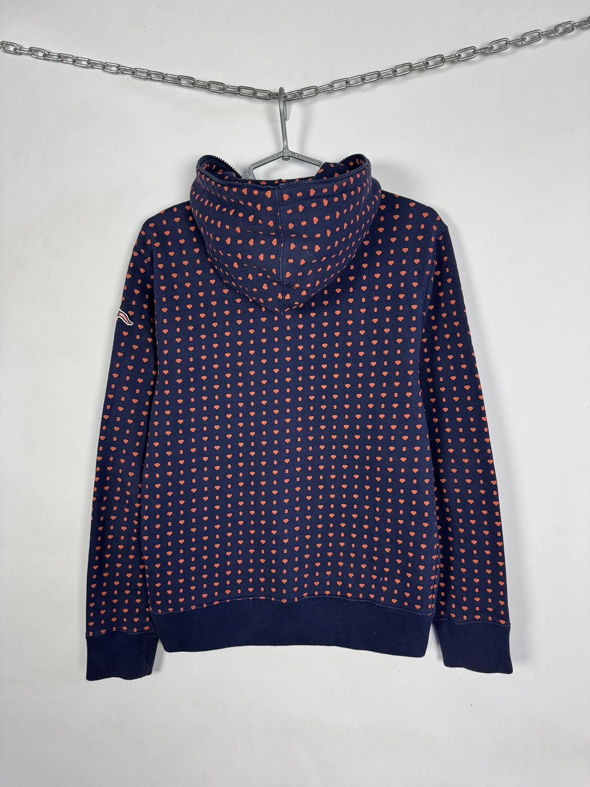 Billionaire Boys Club Billionaire Boys Club Full Zip Hoodie Heart Print Y2K Size M Size US M / EU 48-50 / 2 - 11 Thumbnail
