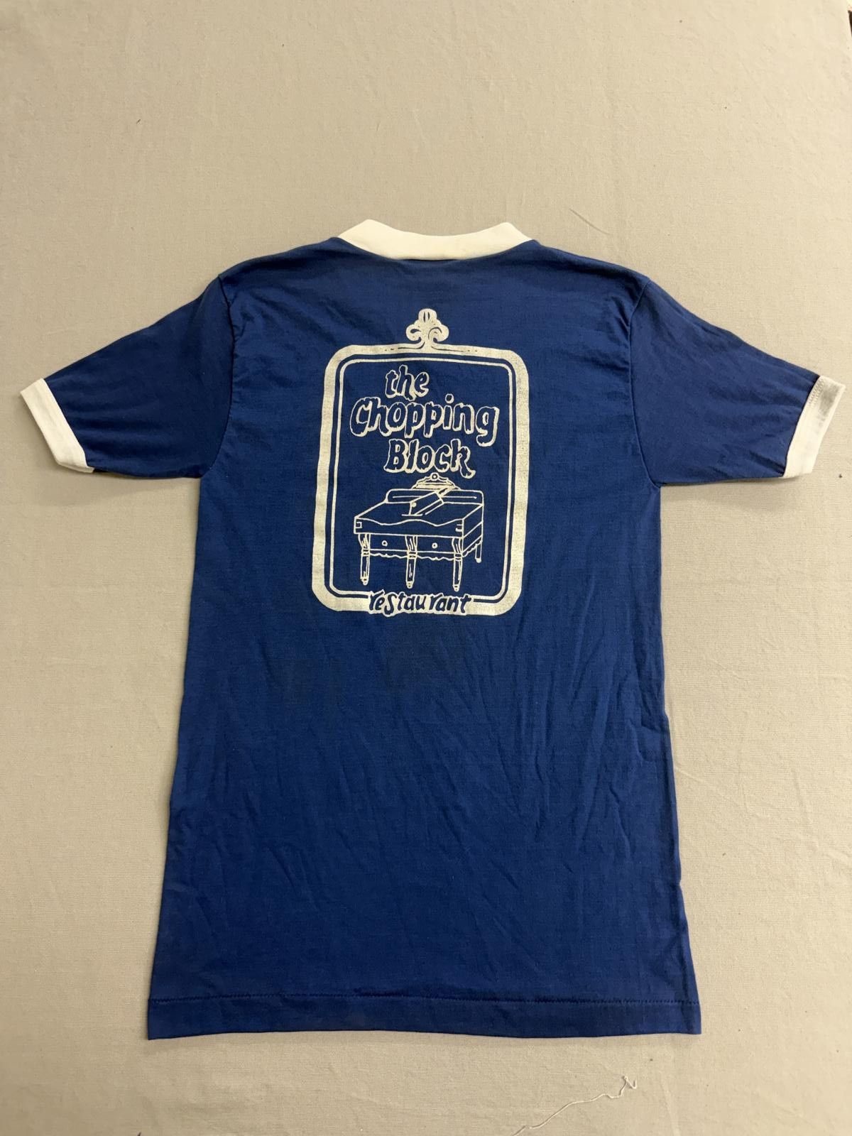 Other Vintage 70s The Chopping Block Ringer Tee - Troy New York Size US M / EU 48-50 / 2 - 1 Thumbnail