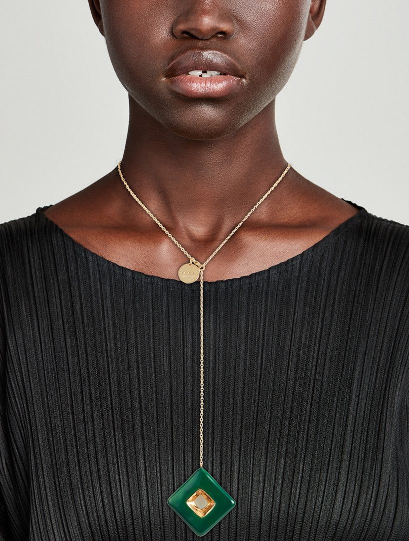 Marni o1y1125 Size : OS / Necklace in Dark Green/Gold Size ONE SIZE - 4 Thumbnail