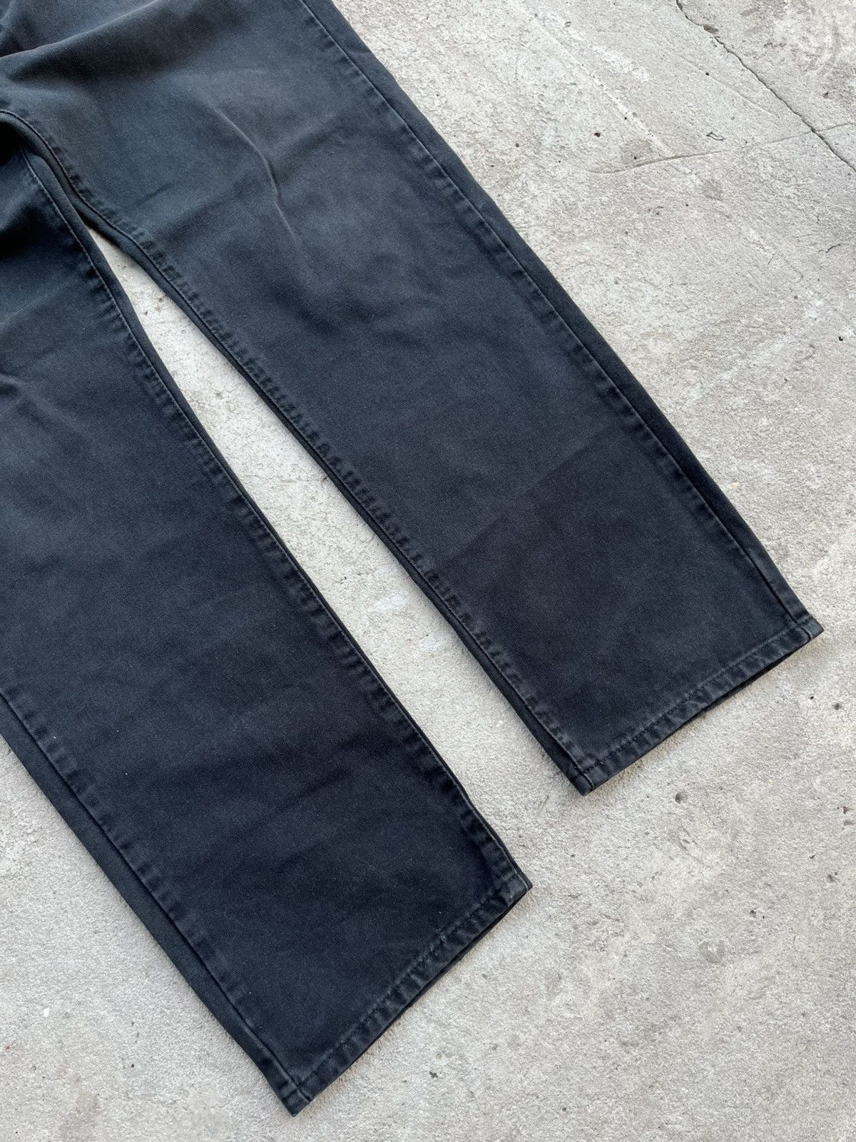 Armani 90s Giorgio Armani Vintage Big Logo Washed Jeans Denim Y2K Size US 30 / EU 46 - 11 Thumbnail