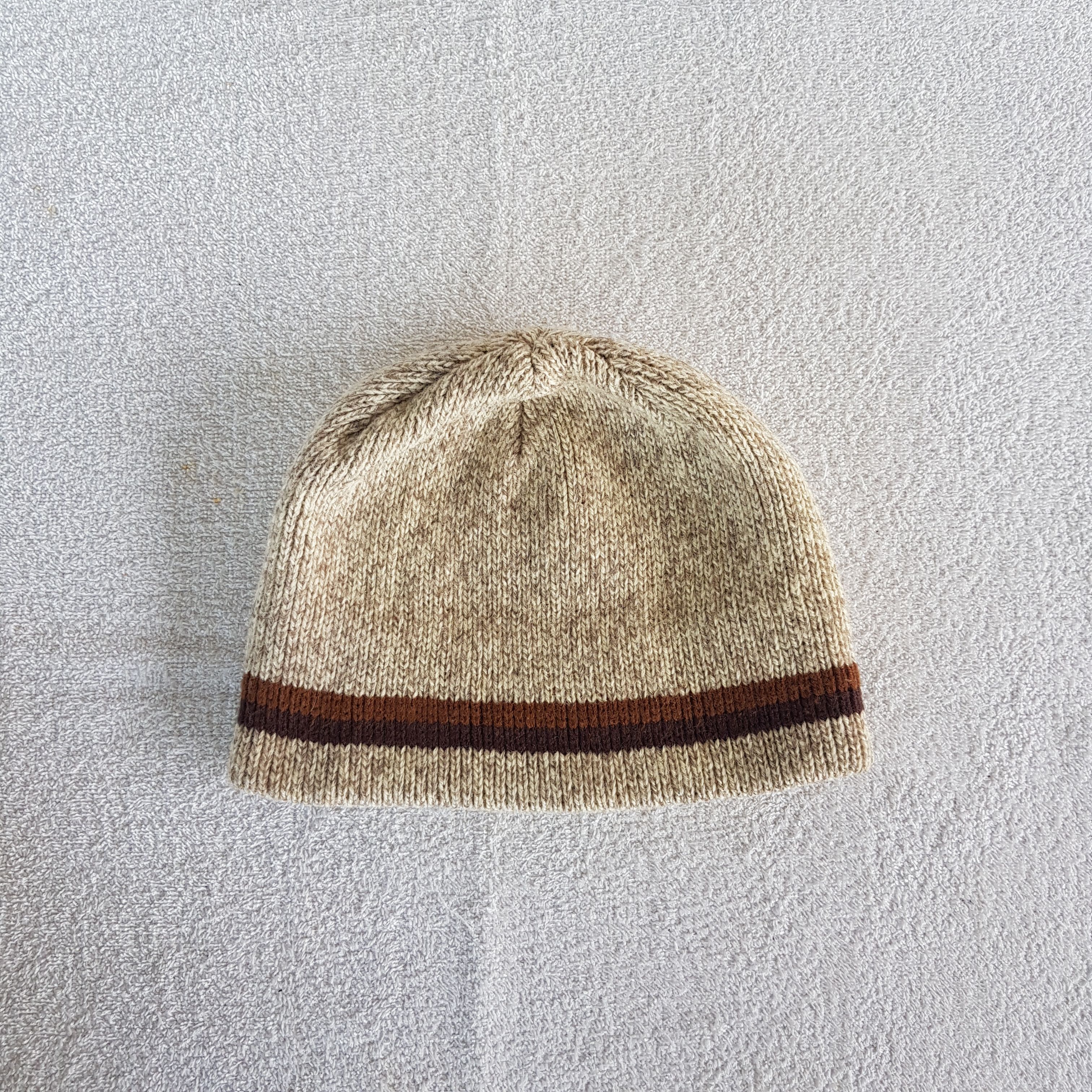 Homespun Knitwear Vintage Unknown Wool Beanie Made in USA Snow Caps Hats Size ONE SIZE - 5 Thumbnail