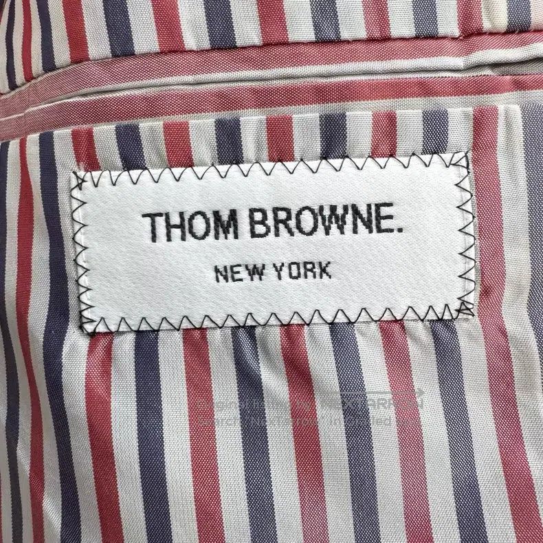 Thom Browne Thom Browne Wool Striped Shoulder Pad Coat Size US M / EU 48-50 / 2 - 7 Thumbnail