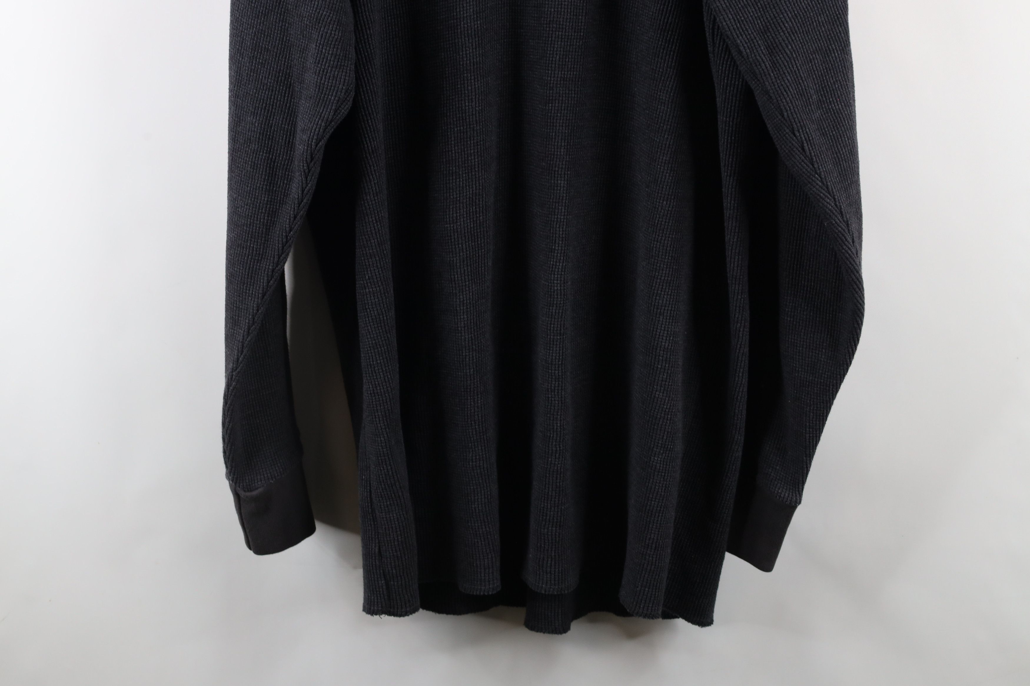 Vintage Vintage 90s Streetwear Waffle Knit Long Sleeve T-Shirt Size US XXL / EU 58 / 5 - 7 Thumbnail