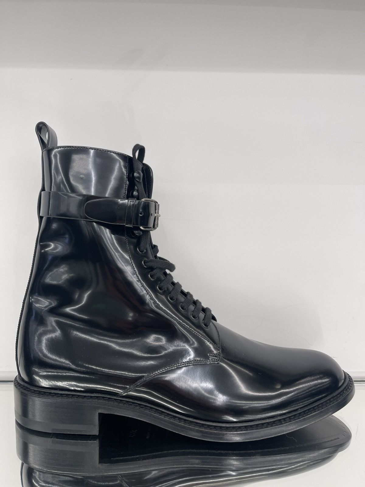 Saint Laurent Paris Saint Laurent Army Laced Boots Size US 11 / EU 44 - 1 Thumbnail