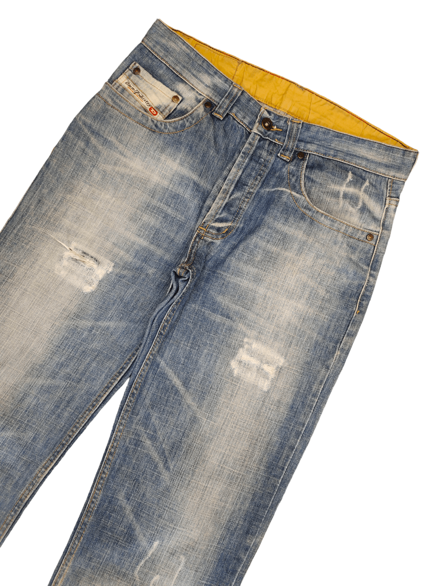 Diesel Flare Jeans Diesel Clawmark Distress Faded Boot Cut Y2k Size US 31 - 13 Thumbnail