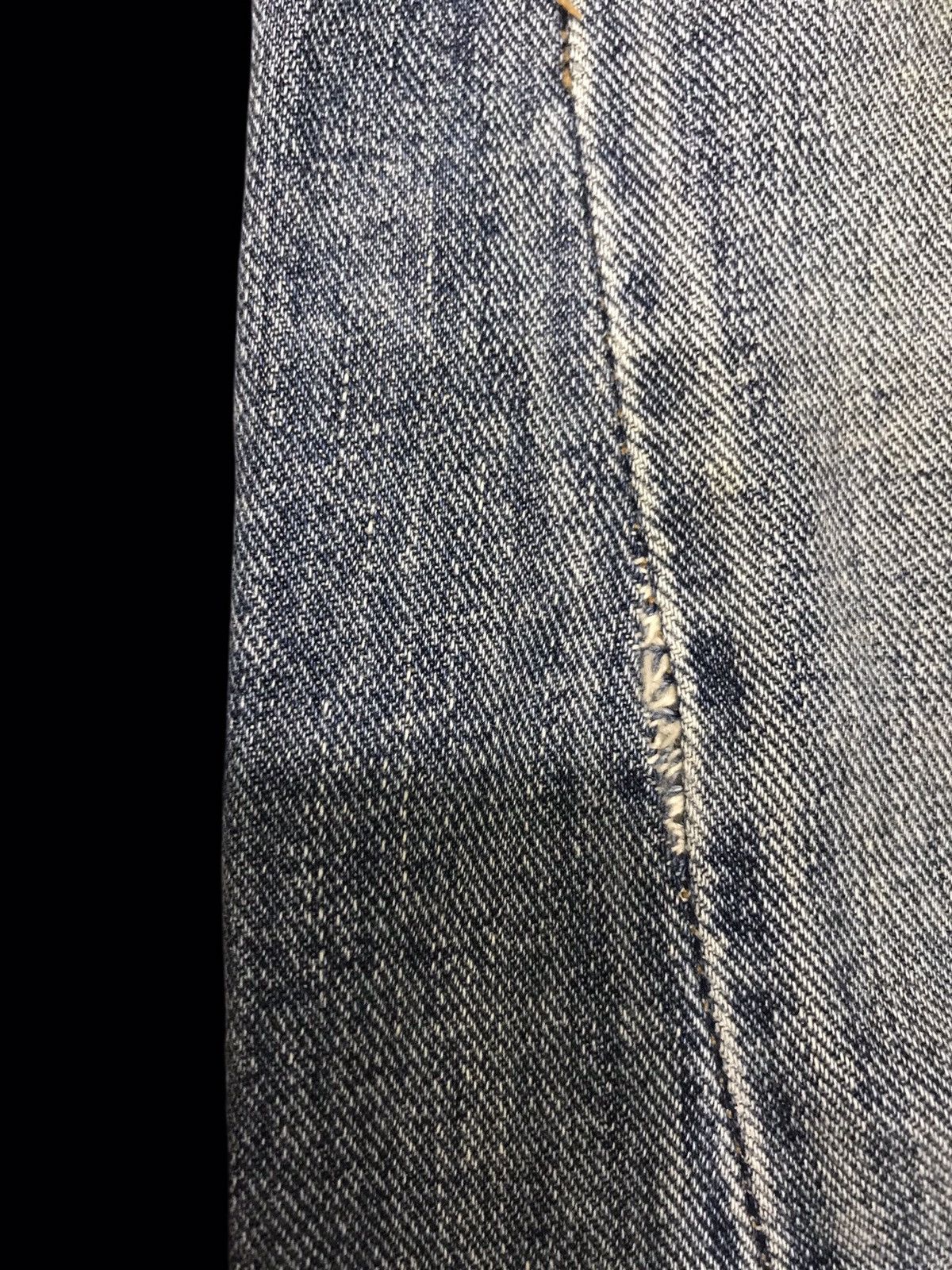 Japanese Brand 💥TWISTED LEG💥DOUBLE NAME PIRATE EMBROIDERY TWIST DENIM F410 Size US 31 - 20 Thumbnail