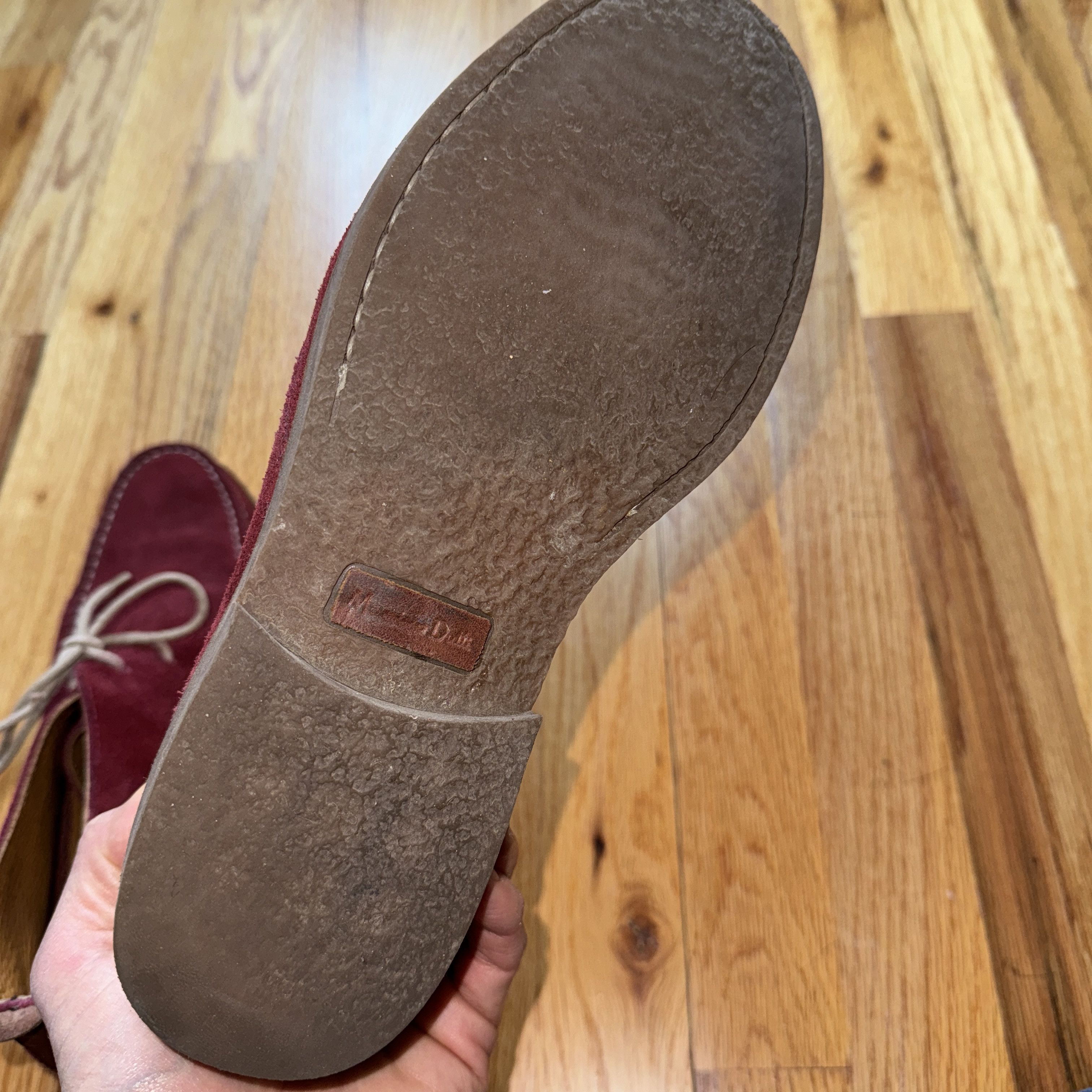Massimo Dutti BURGANDY SUEDE BOOTS MASSIMO DUTTI SIZE 8 1/2 / 41 Size US 8.5 / EU 41-42 - 10 Thumbnail