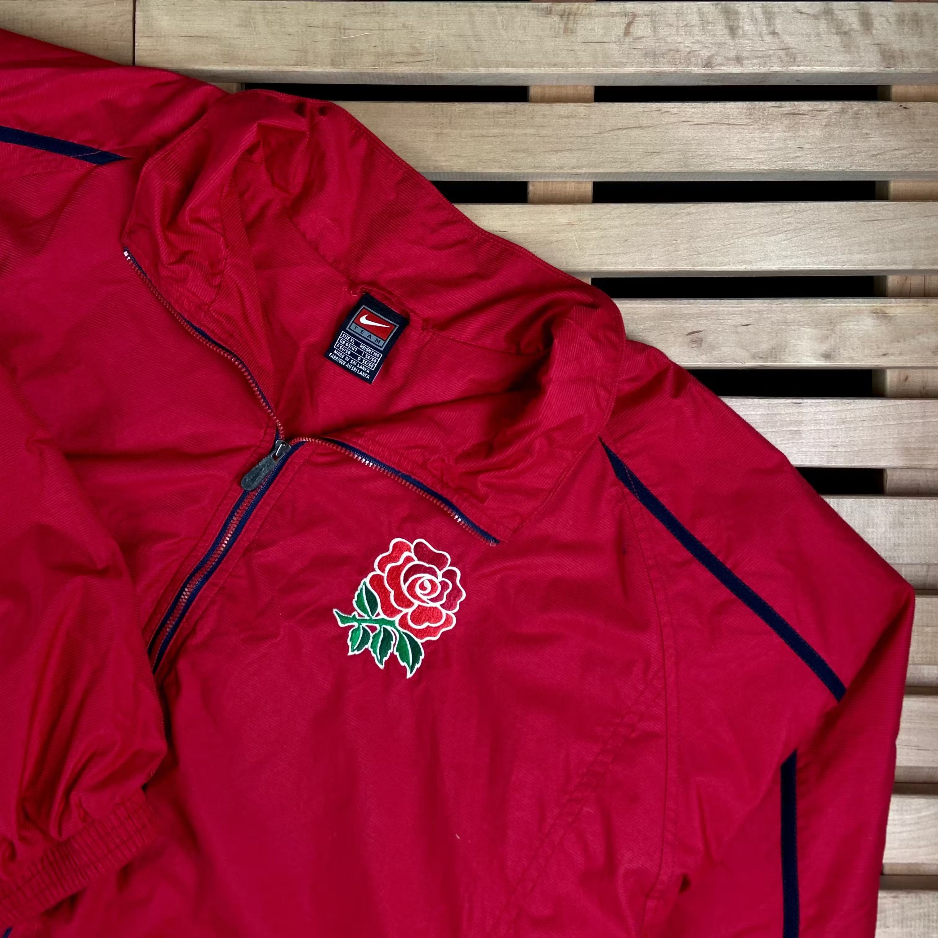 Nike × Vintage Mens Bomber Jacket Nike Team England Vintage Size XL Size US XL / EU 56 / 4 - 2 Thumbnail