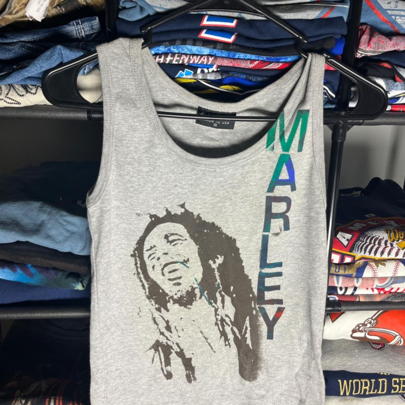 Vintage Vintage bob marley womens tank top Size S / US 4 / IT 40 - 1 Preview
