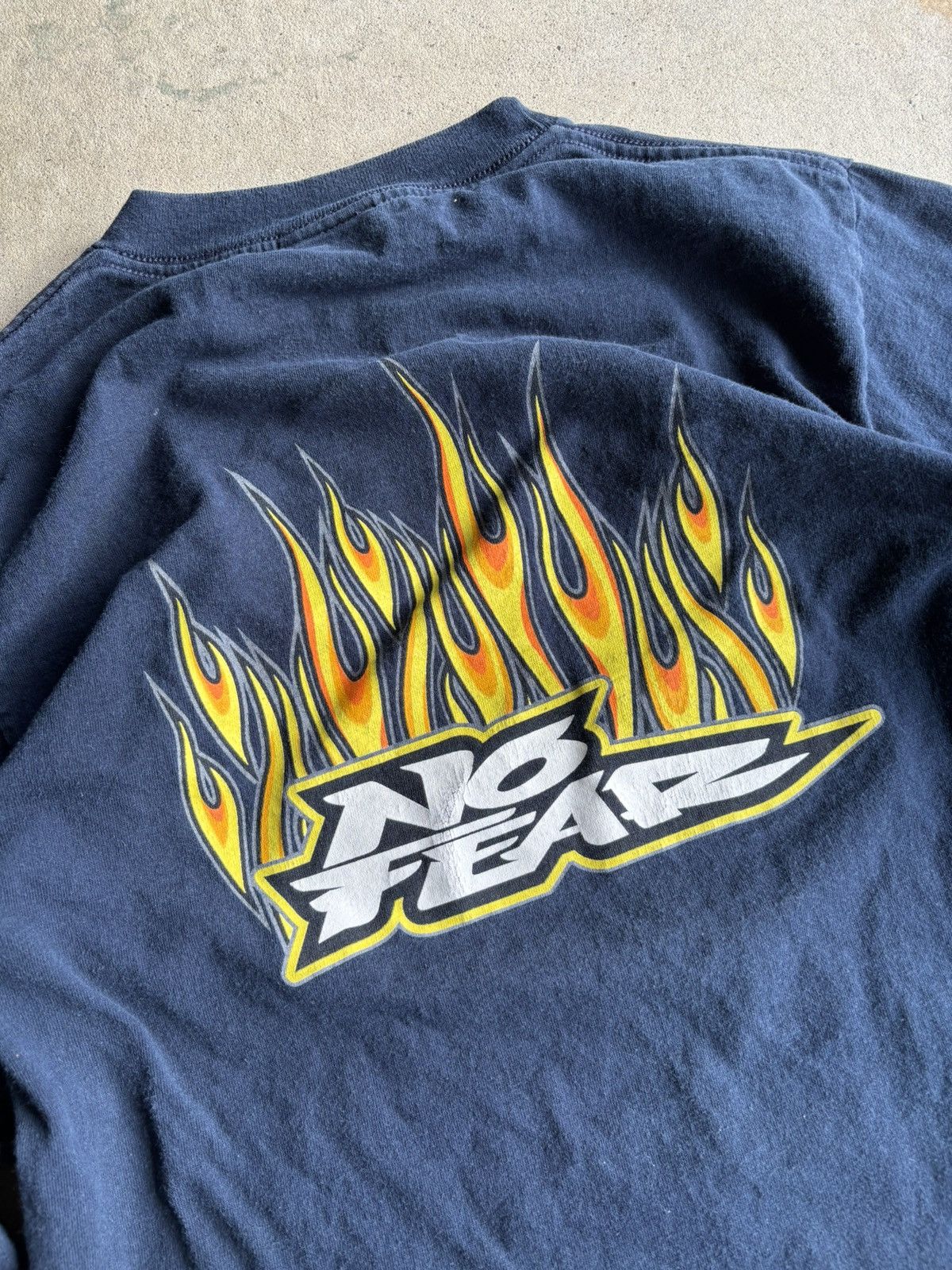 No Fear Vintage Y2K Early 2000s No Fear Flame Jnco Style Long-sleeve Size US S / EU 44-46 / 1 - 5 Thumbnail