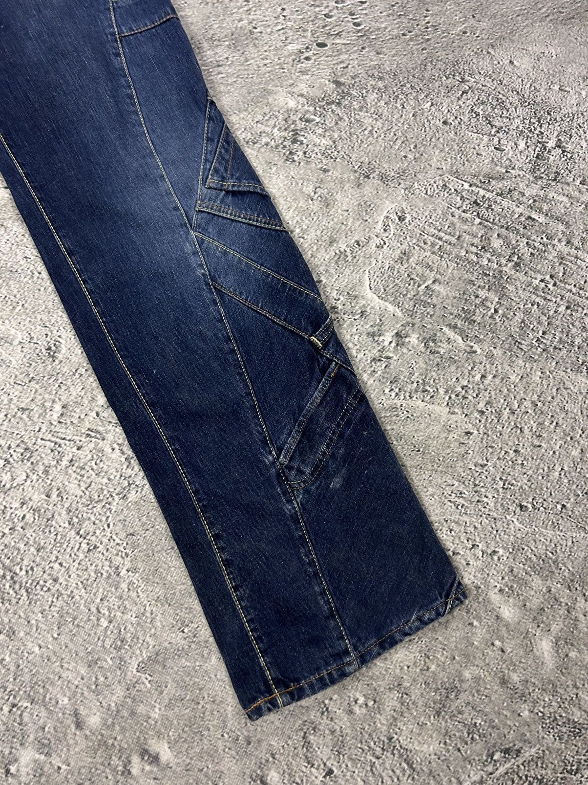 Evisu Evisu EU ED jeans vintage denim pants patchwork navy Y2K Size US 30 / EU 46 - 10 Thumbnail