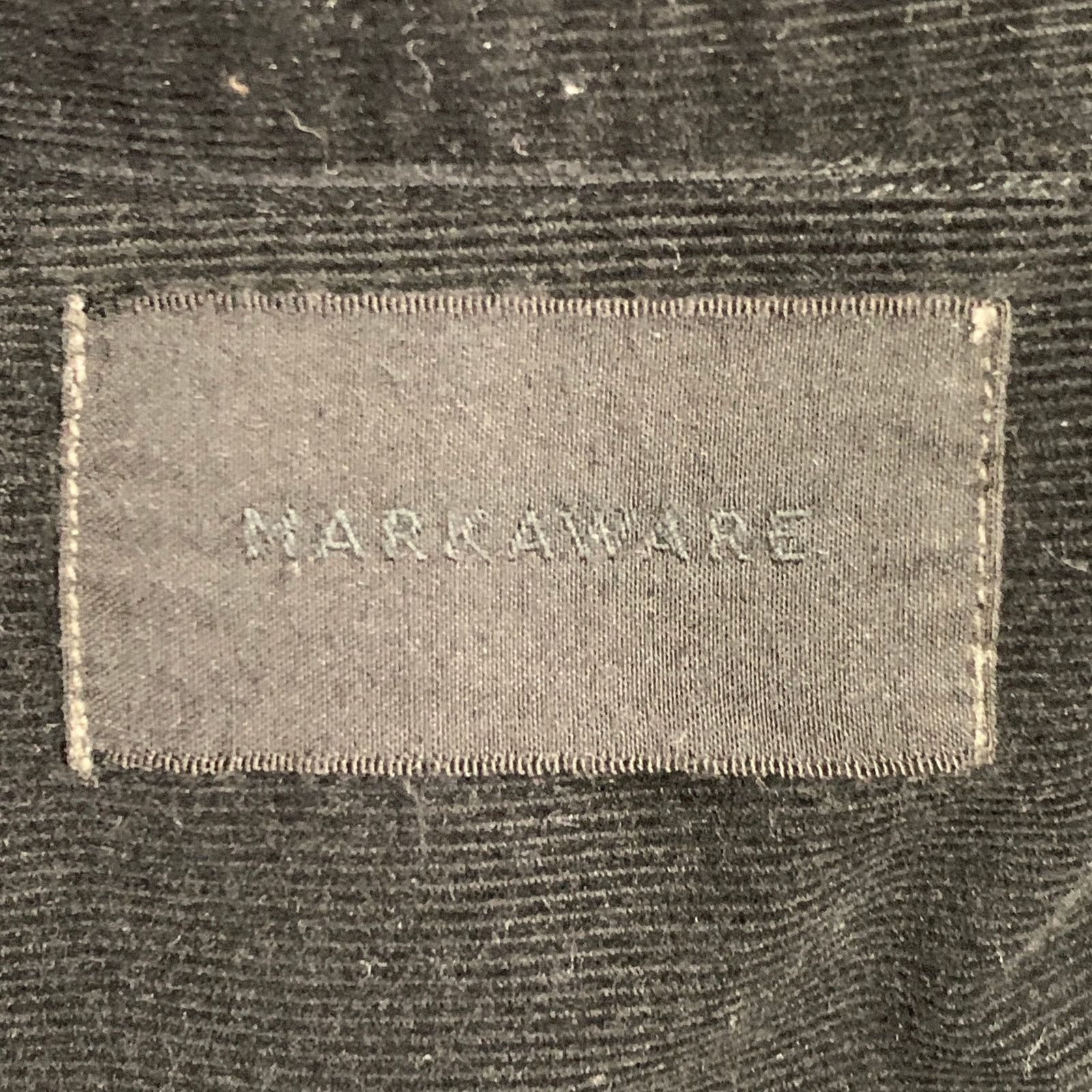 Markaware Size M Black Corduroy Cotton Oversized Two Pockets Shirt Size US M / EU 48-50 / 2 - 4 Thumbnail