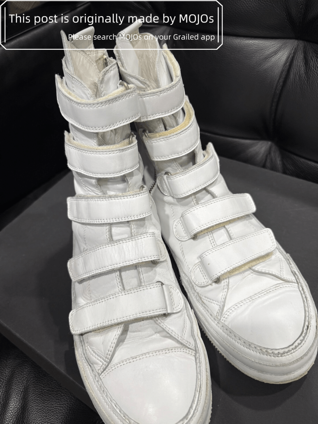 Ann Demeulemeester Sz 43 Ann Demeulemeester Stripe Hi-top Mojos47201826 Size US 10 / EU 43 - 4 Thumbnail