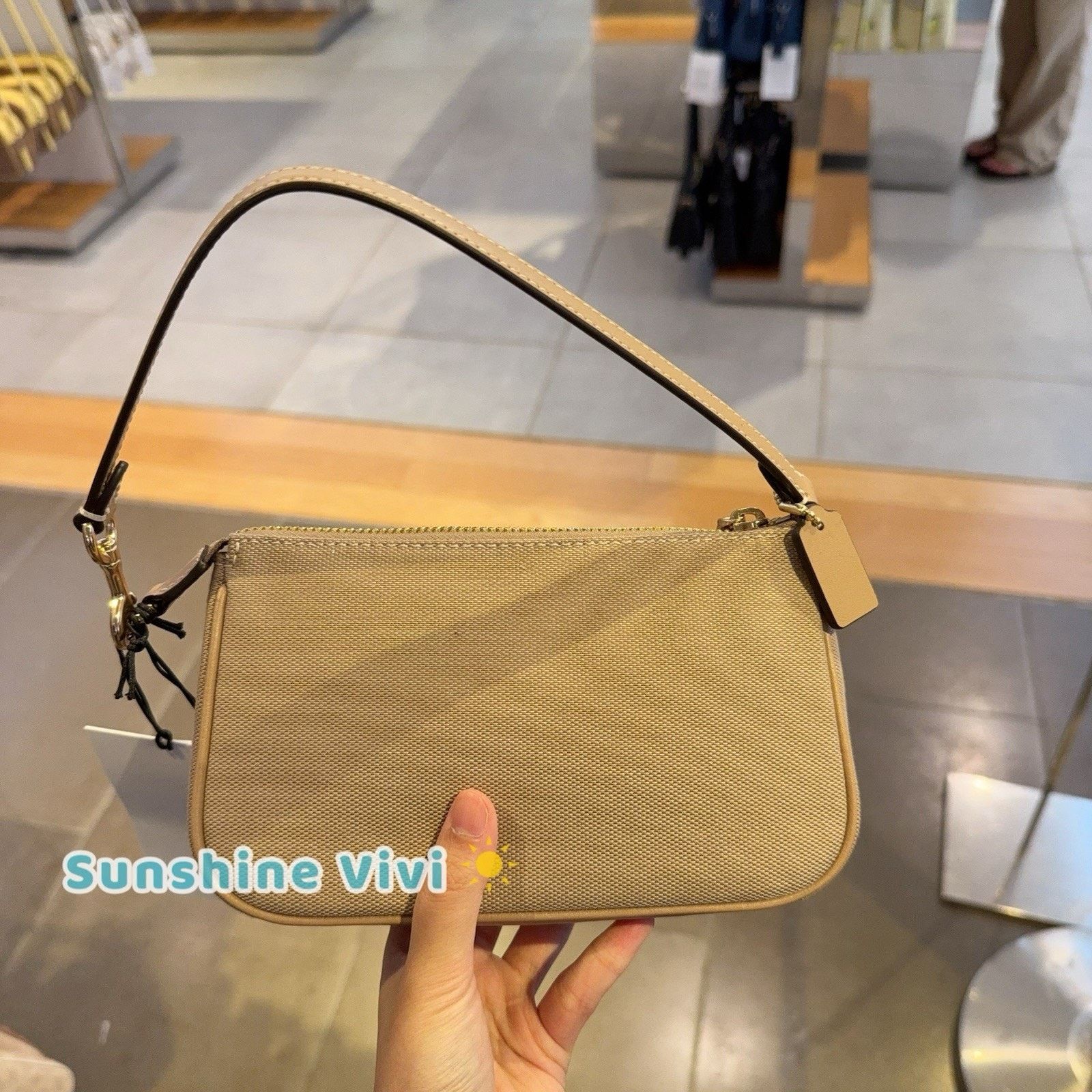 NWT Coach Nolita 19 With Horse Carriage Natural Multi CAQ18