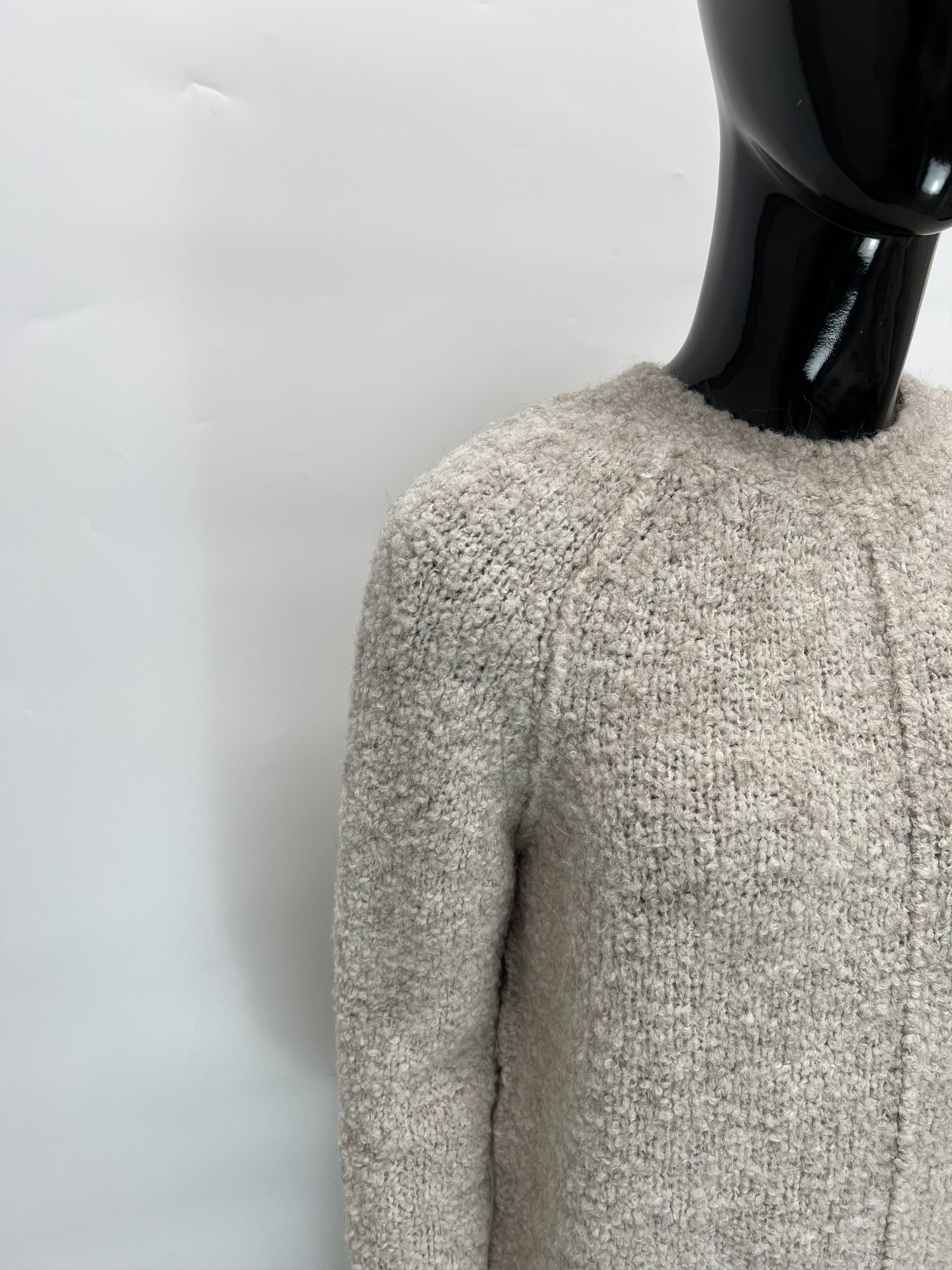 forte_forte Forte_Forte Women's Beige Wool Alpaca Knit Sweater Size 2 Size M / US 6-8 / IT 42-44 - 7 Thumbnail