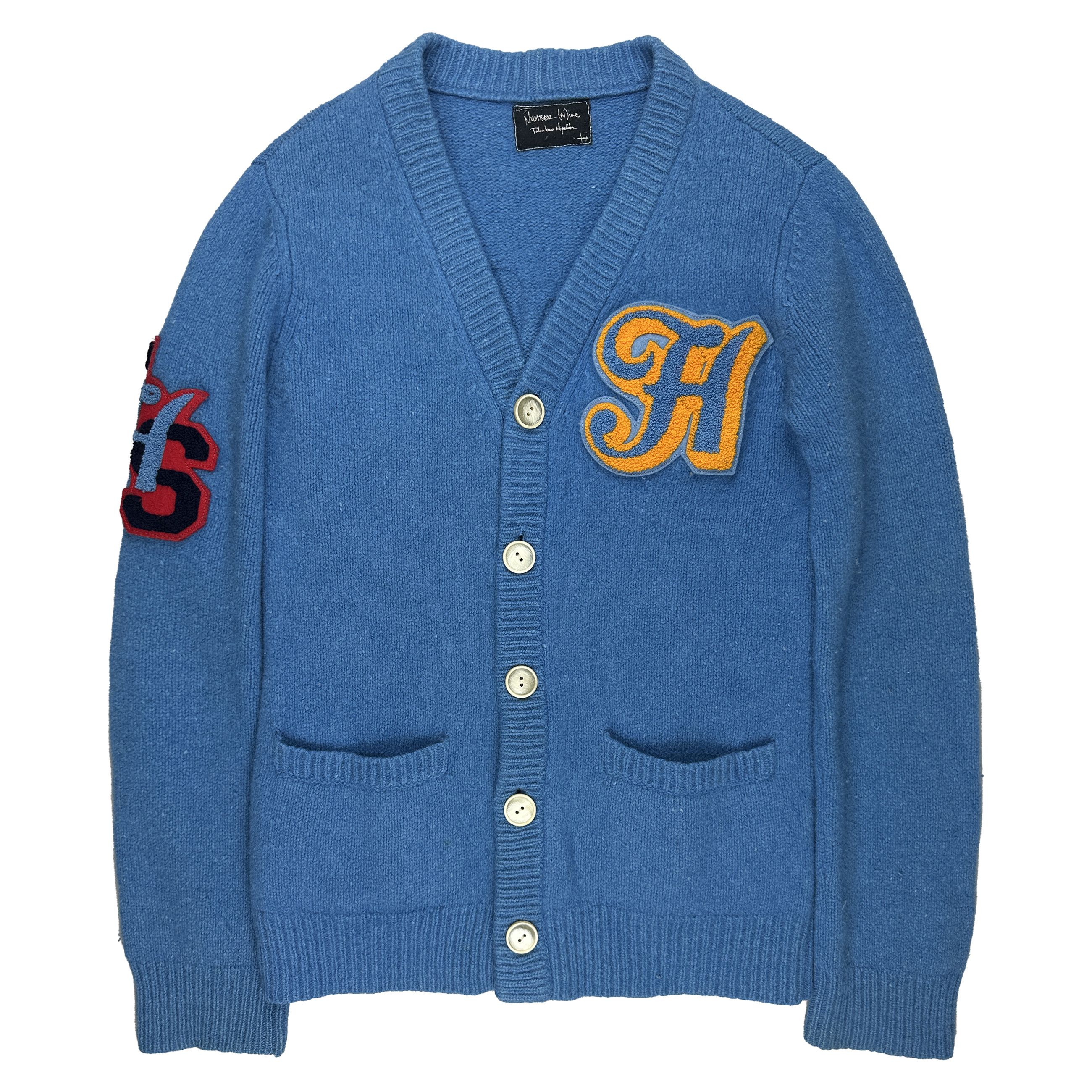 ナンバーナインAW05 THS期　ハイストリート期 カーディガン　size2 Number (N)ine aw05 “the high streets” zip up | Grailed