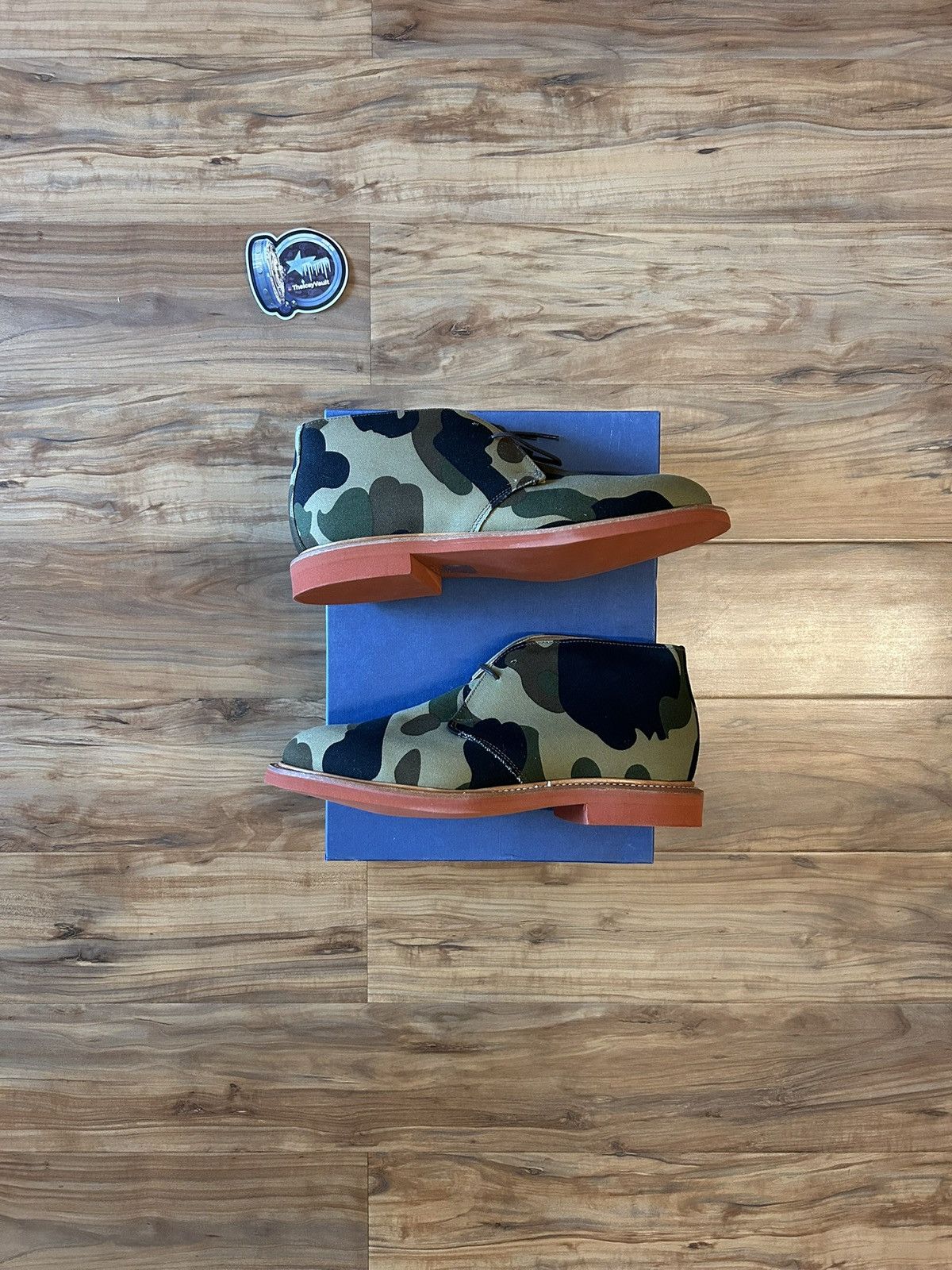 NEW Bape x Mark Mcnairy Green Camo Shoes