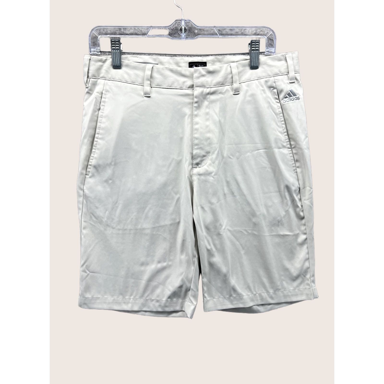 Adidas Adidas Shorts Mens 30 Beige Golf Chino Microfiber Casual 10 Inseam Summer Size US 30 / EU 46 - 1 Thumbnail