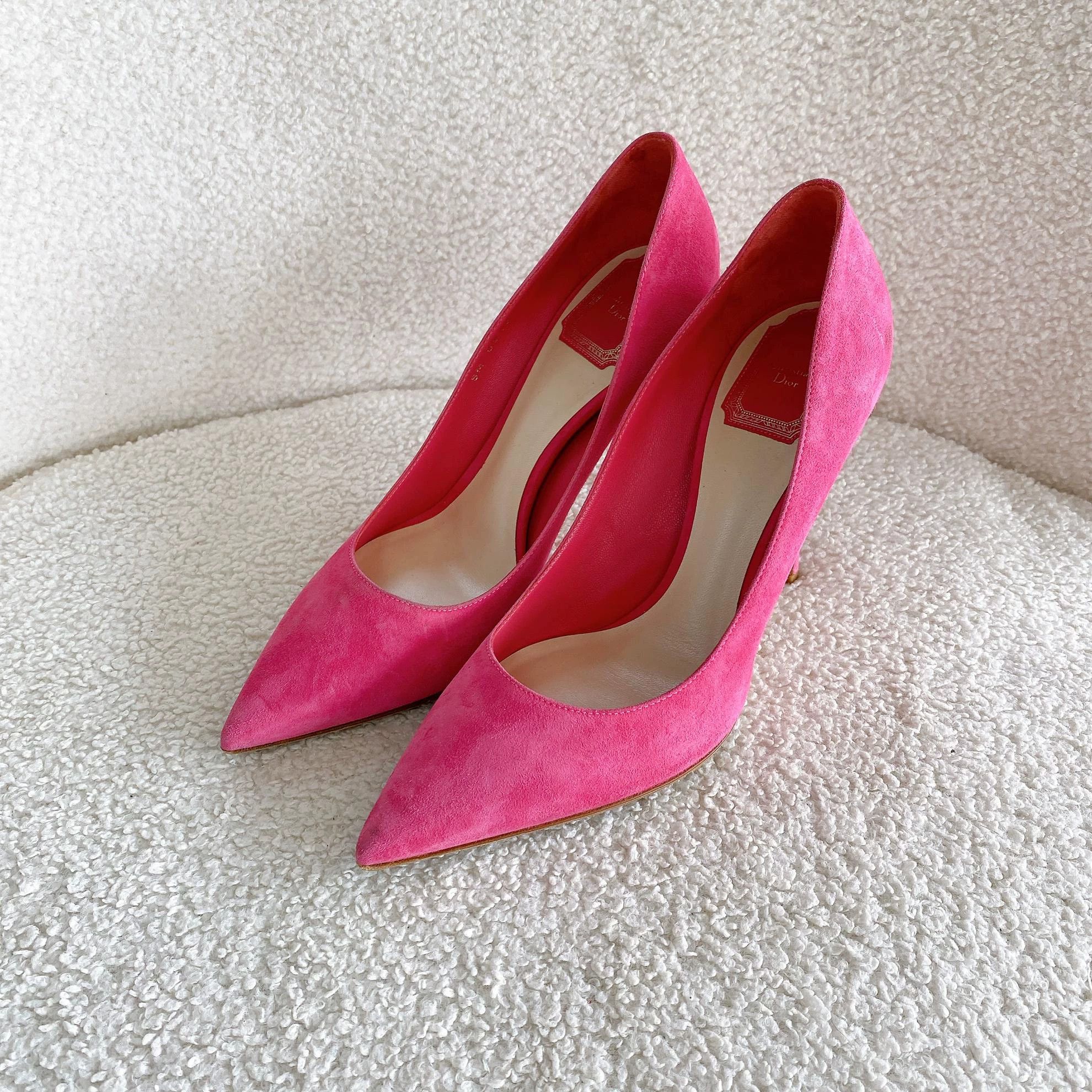 Christian Dior Monsieur Christian Dior fuchsia pumps size 37.5 Size US 7 / IT 37 - 1 Thumbnail