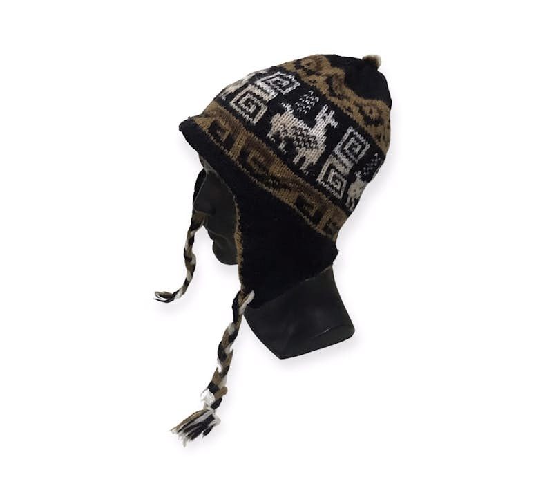 image of Navajo Earflap Reversible Beanie Hat, Men's