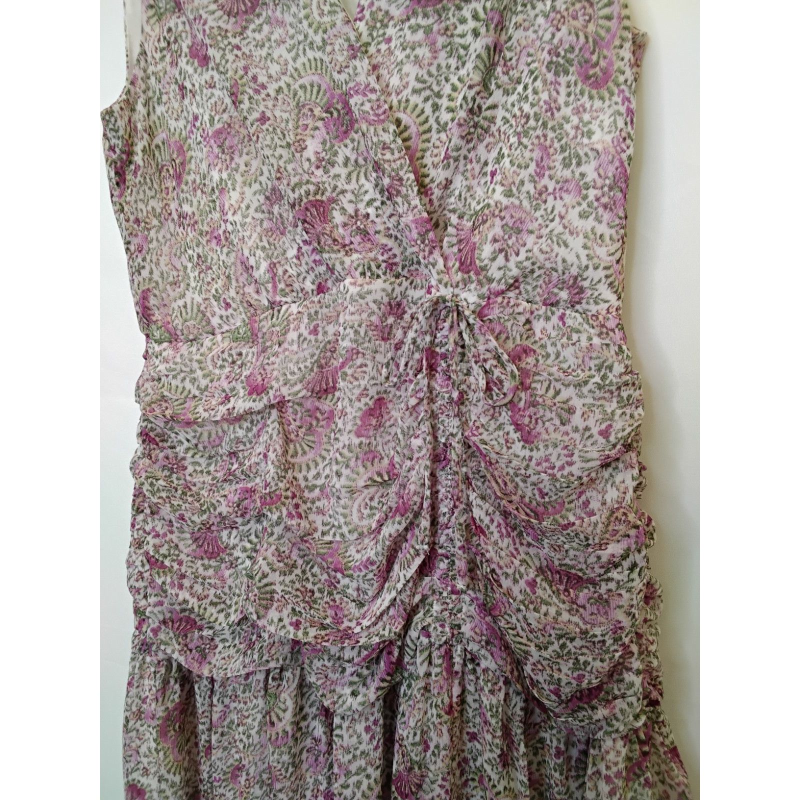 Ann Taylor Ann Taylor Dress Women's 14 Pink Floral Maxi NWT MSRP $189 Size XL / US 12-14 / IT 48-50 - 4 Thumbnail