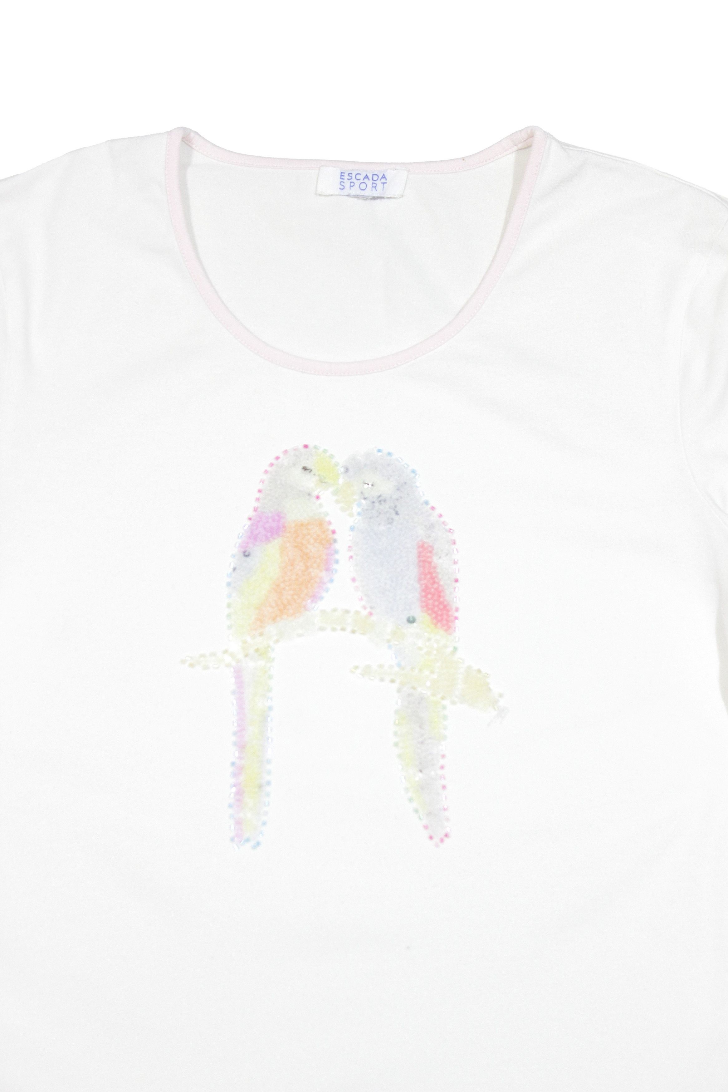 Escada Carrots Logo T-Shirt Vintage Size S / US 4 / IT 40 - 3 Thumbnail