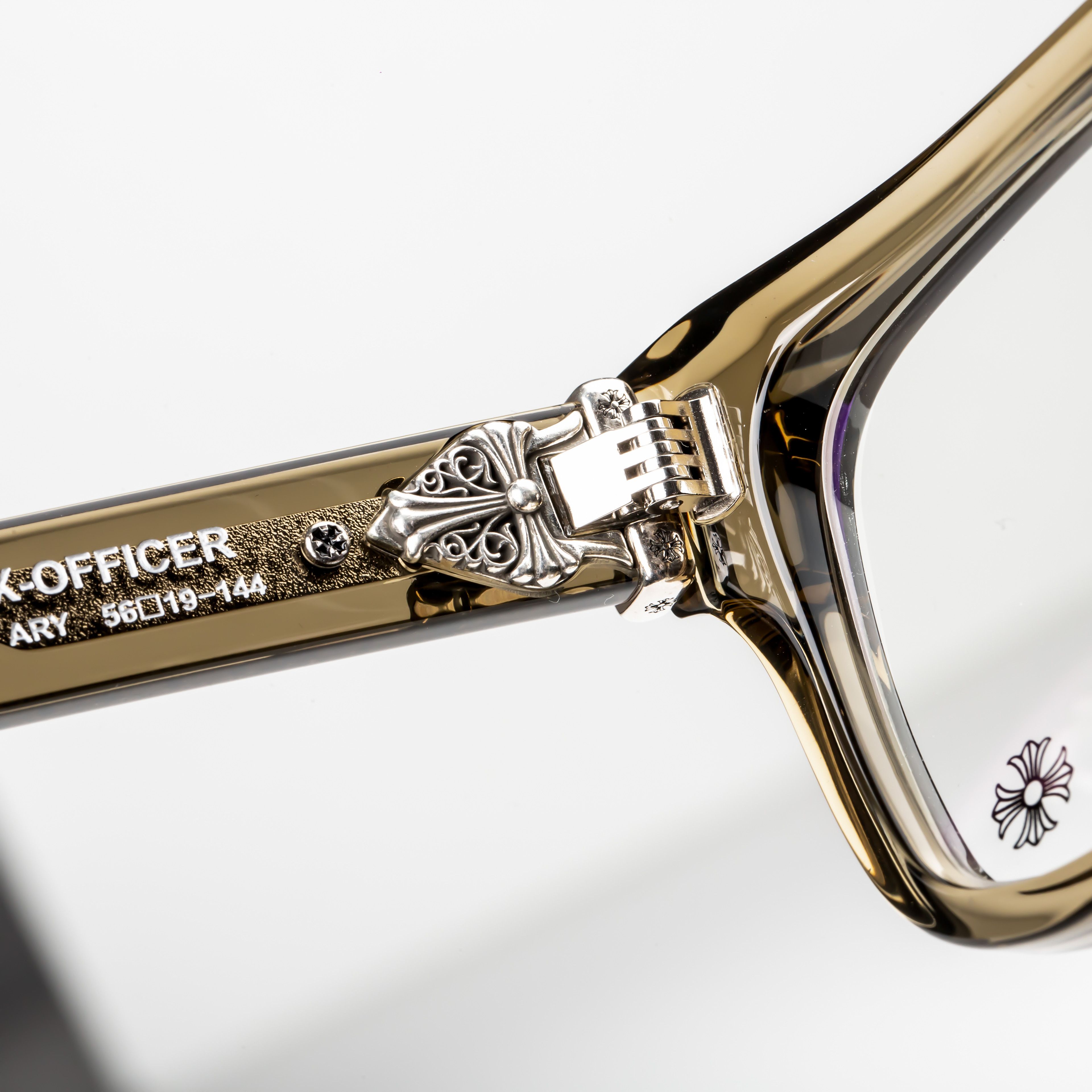 Chrome Hearts CHROME HEARTS BOX OFFICER ARMY GLASSES Size ONE SIZE - 3 Thumbnail