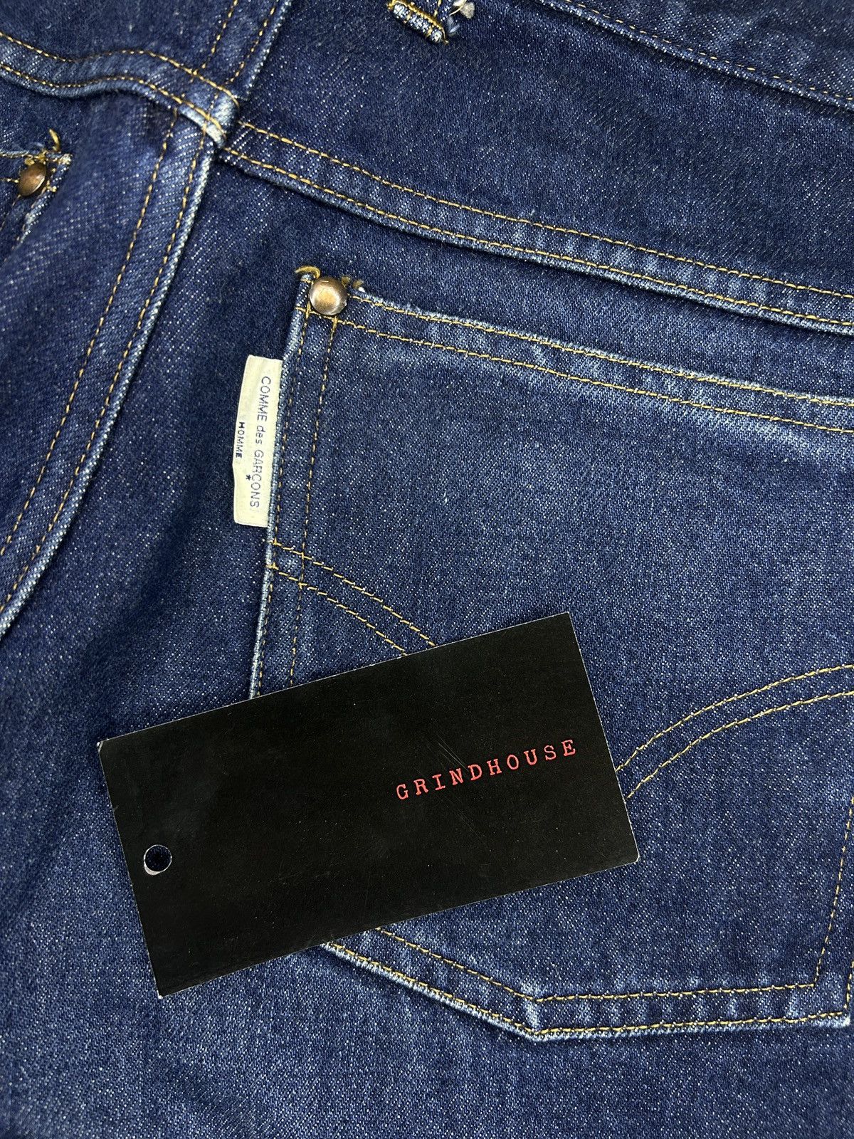 Comme des Garcons Homme 80s High Waisted Jeans Size US 28 / EU 44 - 14 Thumbnail