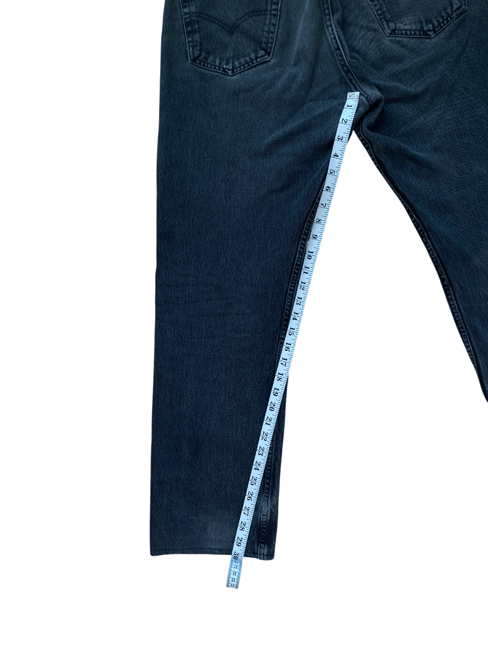 Levi's × Levi's Vintage Clothing 501 Levi's Black Denim Cropped Leg Size US 34 / EU 50 - 6 Thumbnail