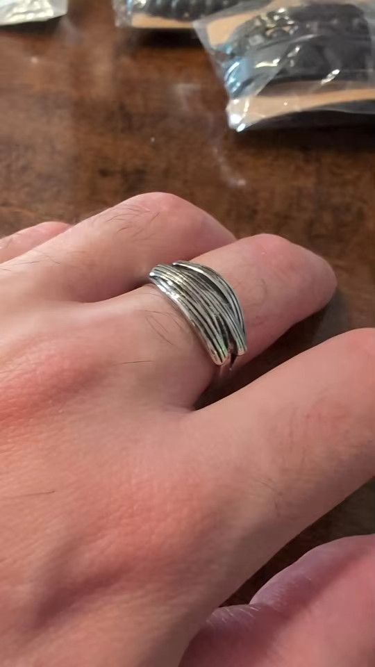 Jewelry Gothic Handmade Retro Ring Size ONE SIZE - 2 Thumbnail
