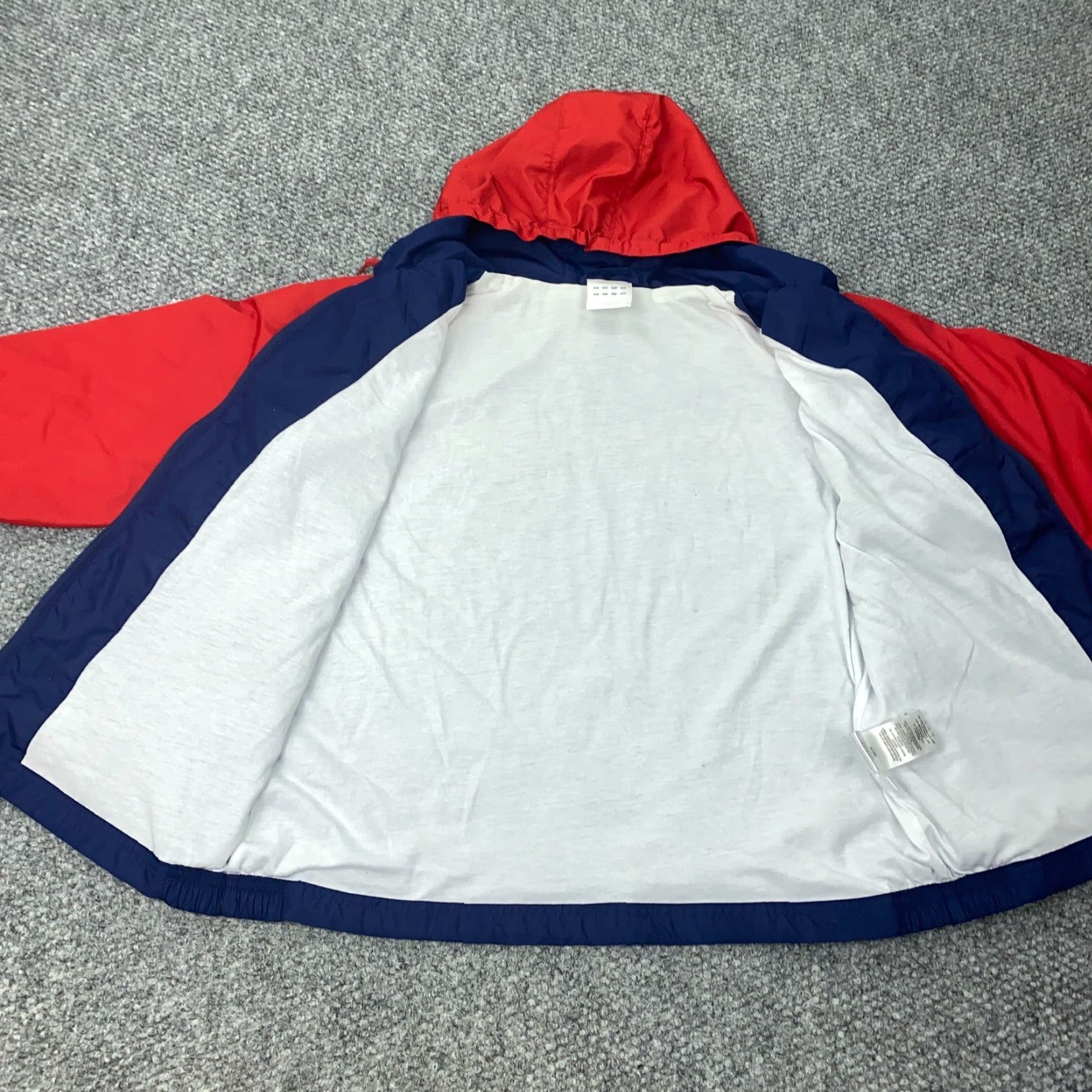 Adidas Adidas Jacket Mens Large Blue Windbreaker Lined Hooded Zip Pockets All Seasons Regular Jacket Mens L Blue Windbreaker Size US L / EU 52-54 / 3 - 6 Thumbnail