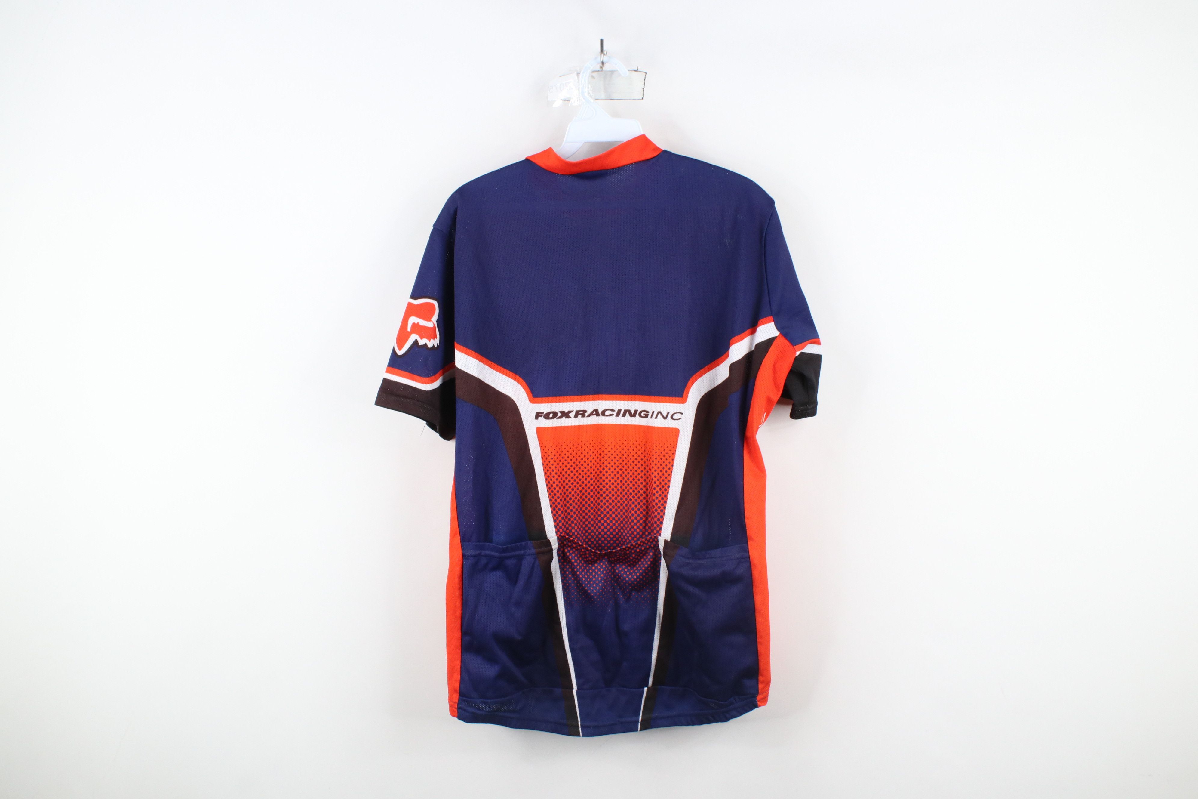 Fox Racing × Vintage Vintage 90s Fox Racing Bicycle Cycling Racing Jersey USA Size US L / EU 52-54 / 3 - 13 Thumbnail