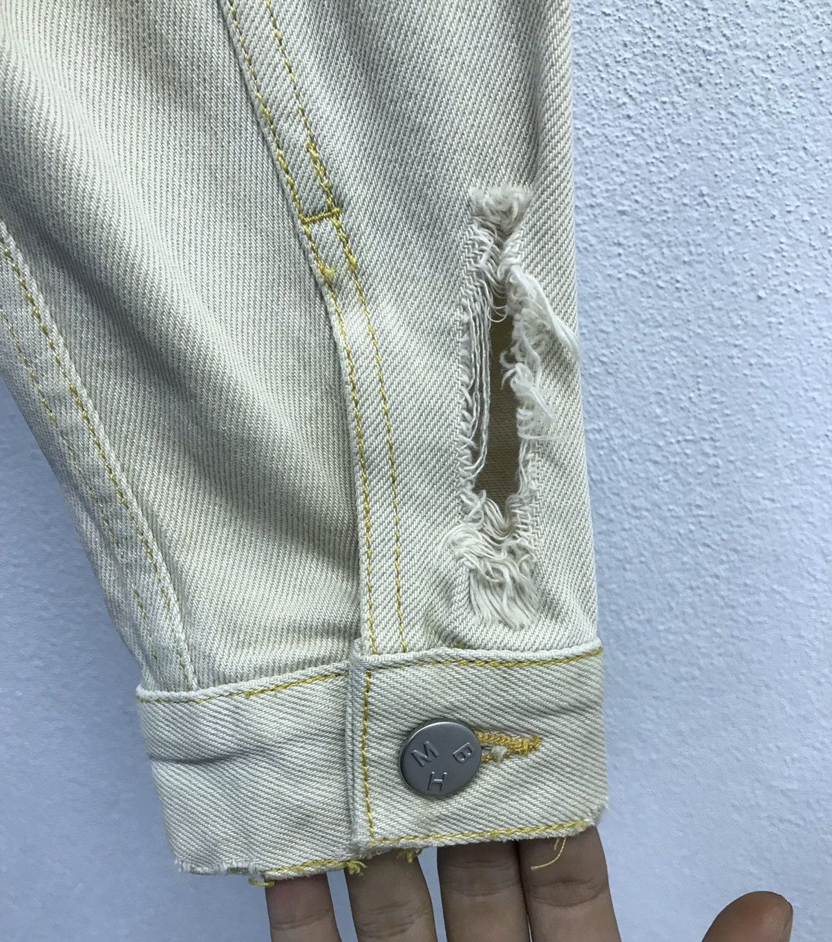 Misbhv They Drained My Very Soul Denim Jacket Size US S / EU 44-46 / 1 - 16 Thumbnail