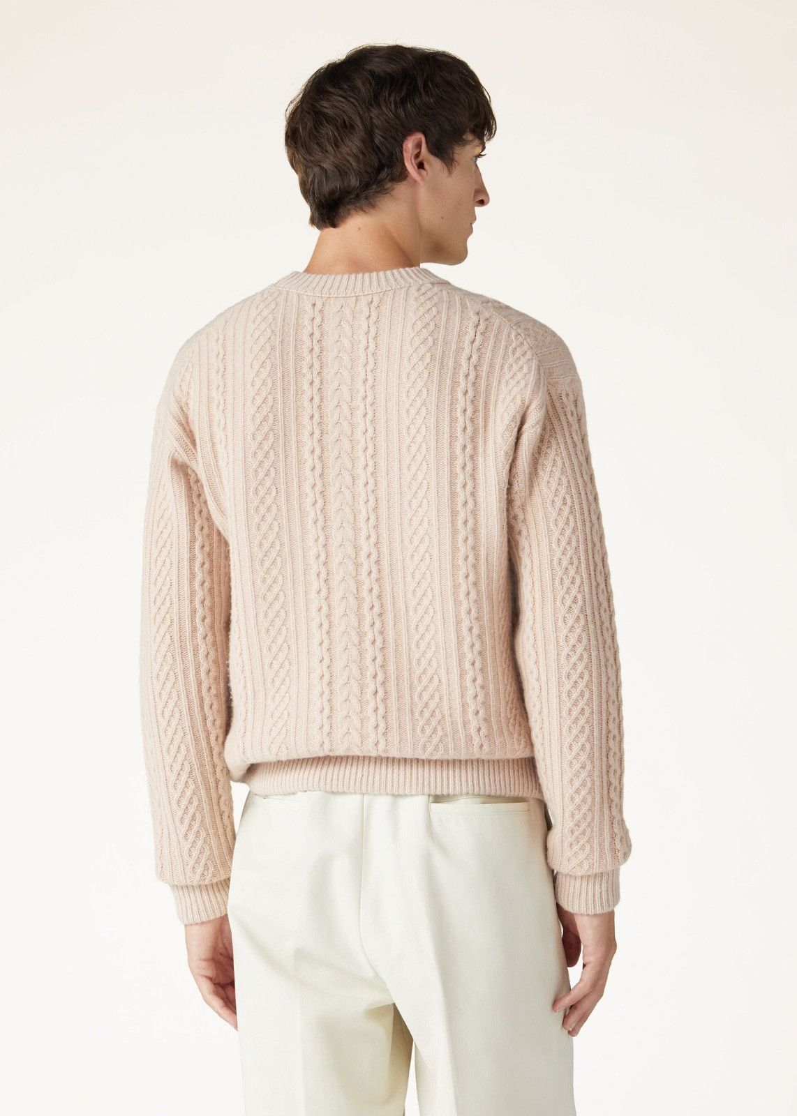 Loro Piana o1srvl11e0225 FAN7141 Girocollo Crewneck Sweater in Pink Size US M / EU 48-50 / 2 - 3 Thumbnail