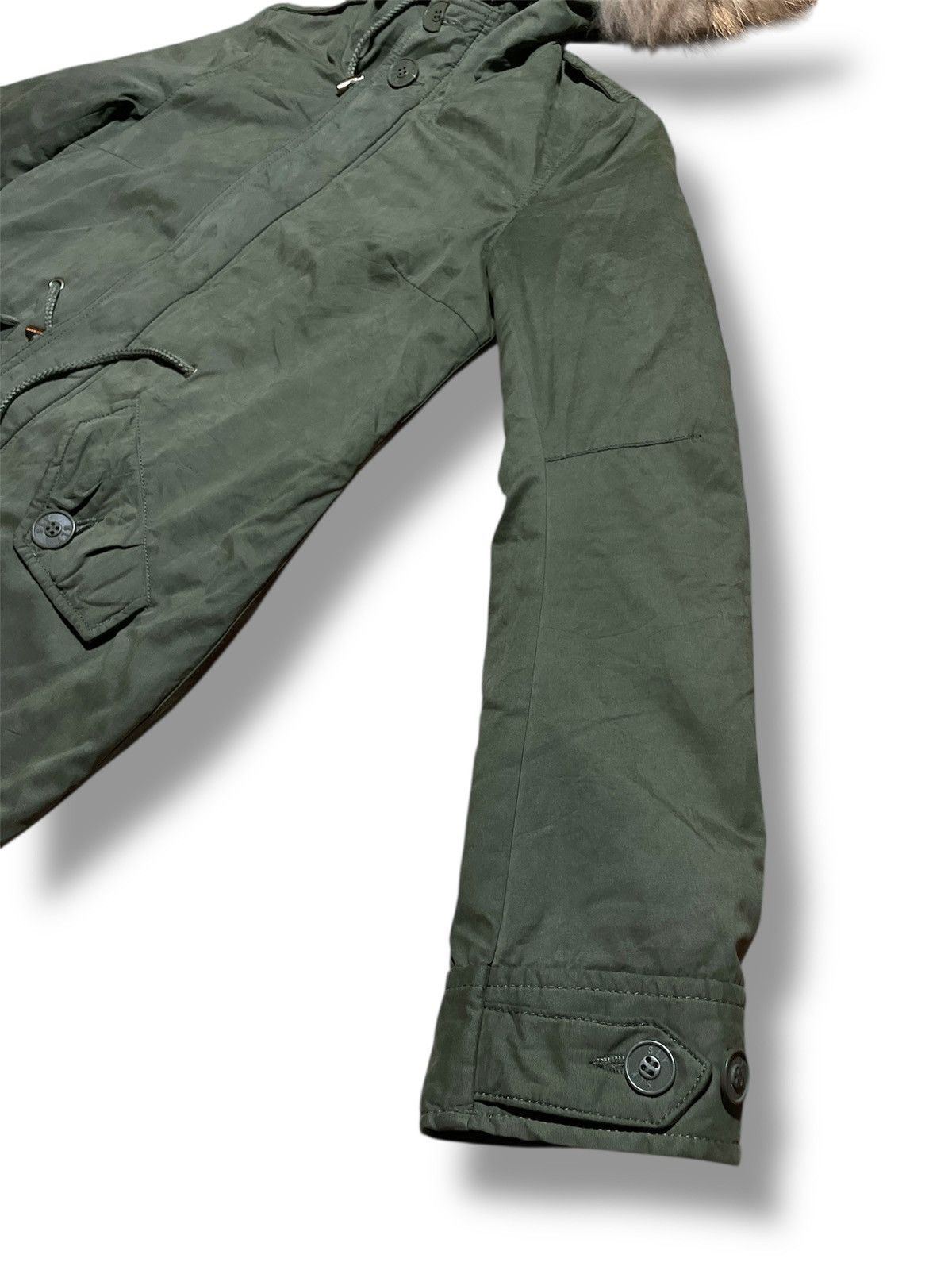 SLY SLY Fur Hooded Cargo Jacket Size US S / EU 44-46 / 1 - 7 Thumbnail