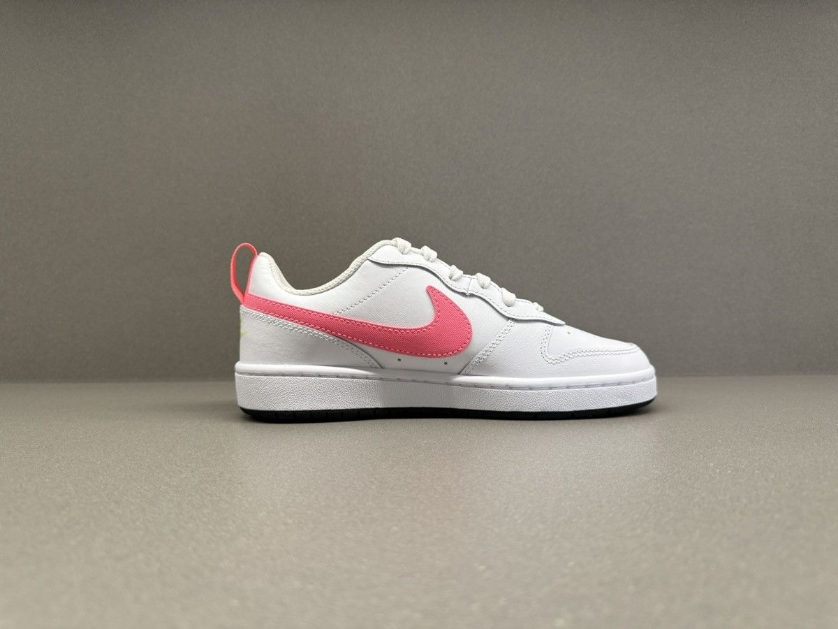 Nike Nike Court Borough Low 2 White Light Citron GS Size US 5.5 / IT 35.5 - 7 Thumbnail