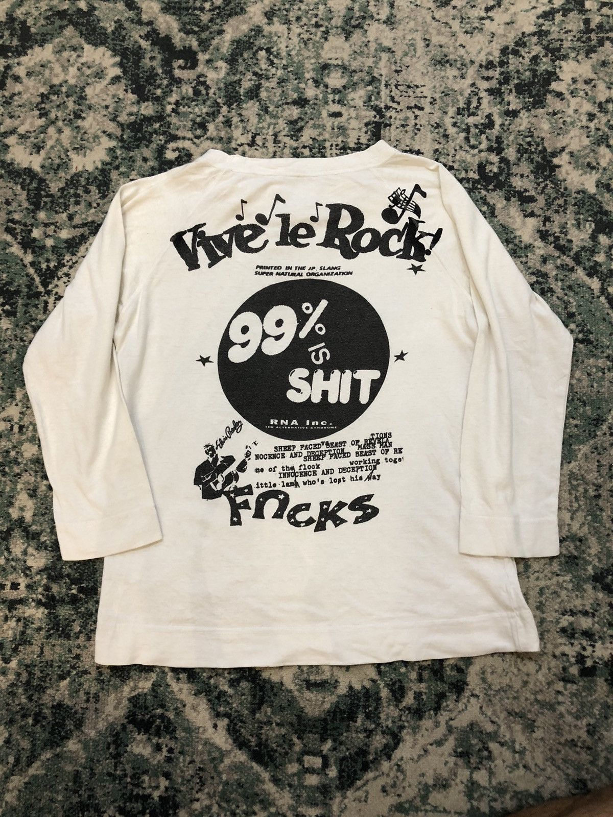 Japanese Brand × Malcolm McLaren × Seditionaries Rna Vive La Rock Muslin Malcom Mclaren Style Size US M / EU 48-50 / 2 - 4 Thumbnail