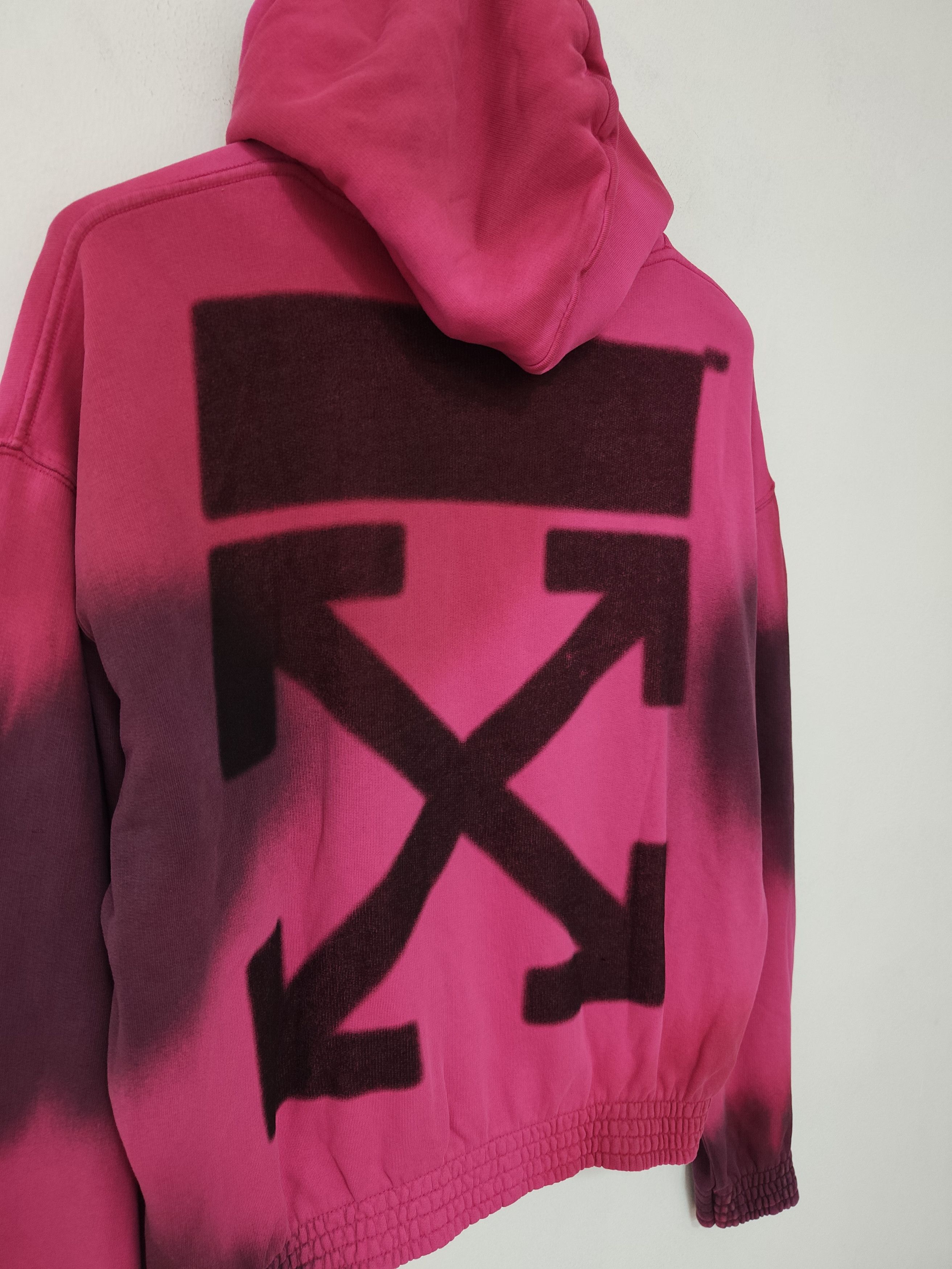 Off-White Off-White "Spray/Tie-Dye Arrows Hoodie" Size US M / EU 48-50 / 2 - 3 Thumbnail