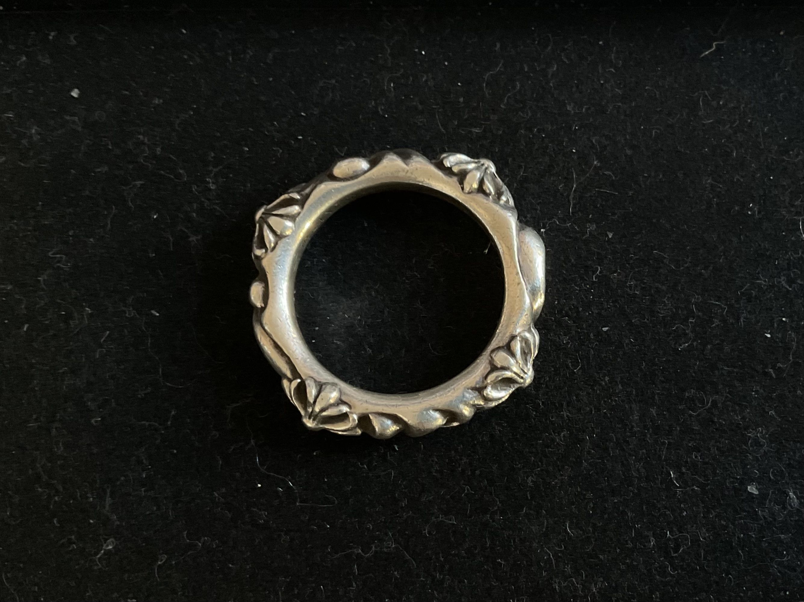 image of Chrome Hearts Sbt Band Ring in Silver, Men's