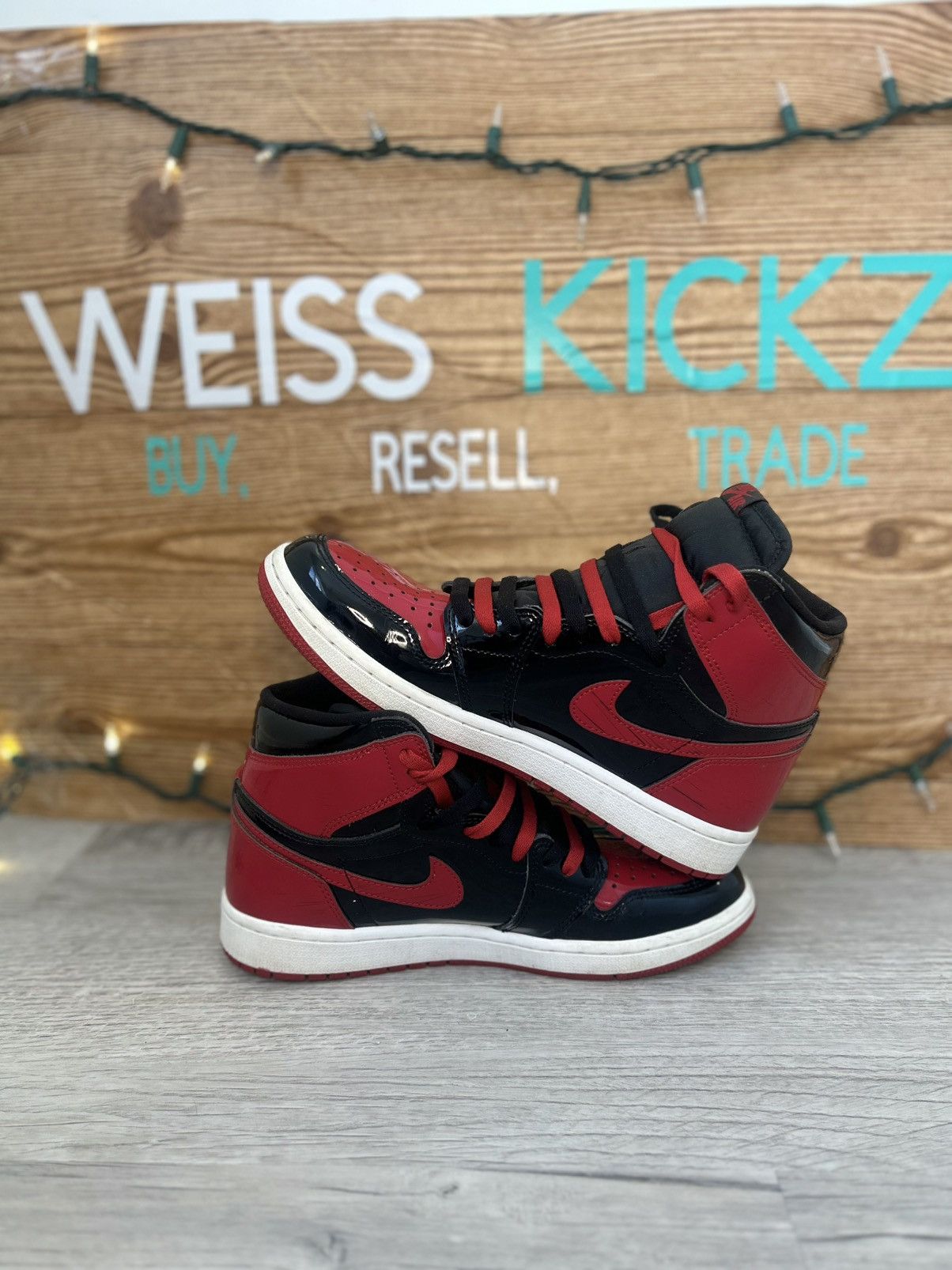 Jordan Brand Jordan 1 patent bred Size US 8.5 / EU 41-42 - 3 Thumbnail
