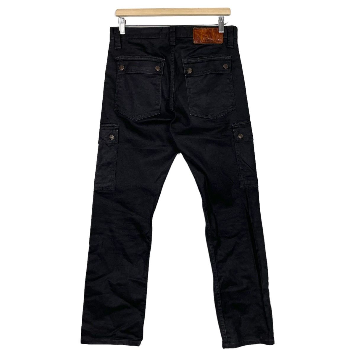 Beauty Beast × Japanese Brand 💥BACK NUMBER JAPAN WAXED CARGO JEAN BONDAGE TACTICAL Size US 32 / EU 48 - 9 Thumbnail